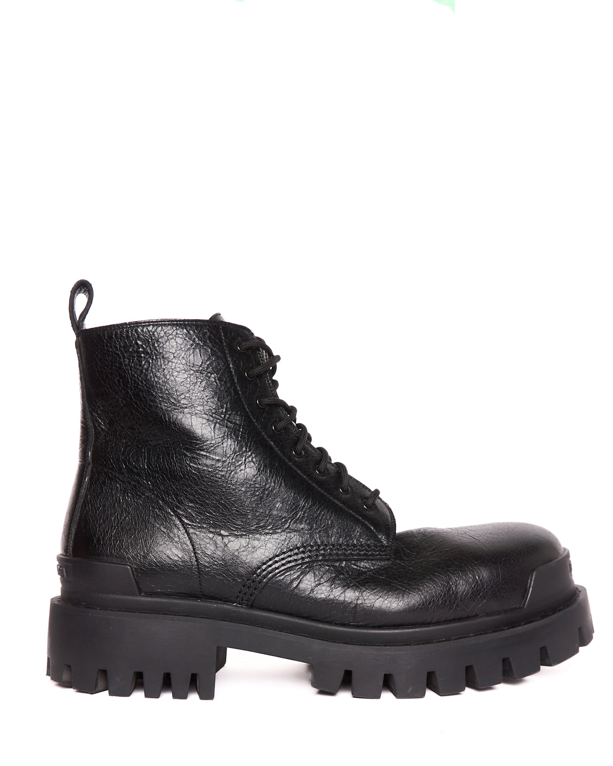 S/S23 Balenciaga Black Arena Lambskin Strike Bootie L20