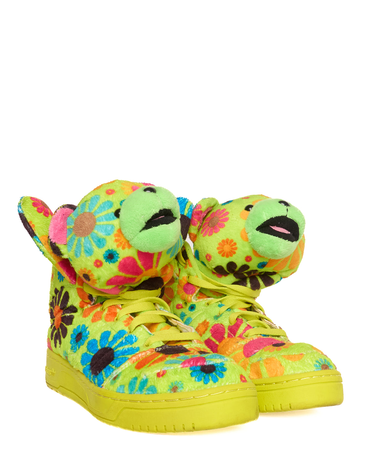 F/W12 Jeremy Scott Adidas JS Bear "Flower Power" Sneakers