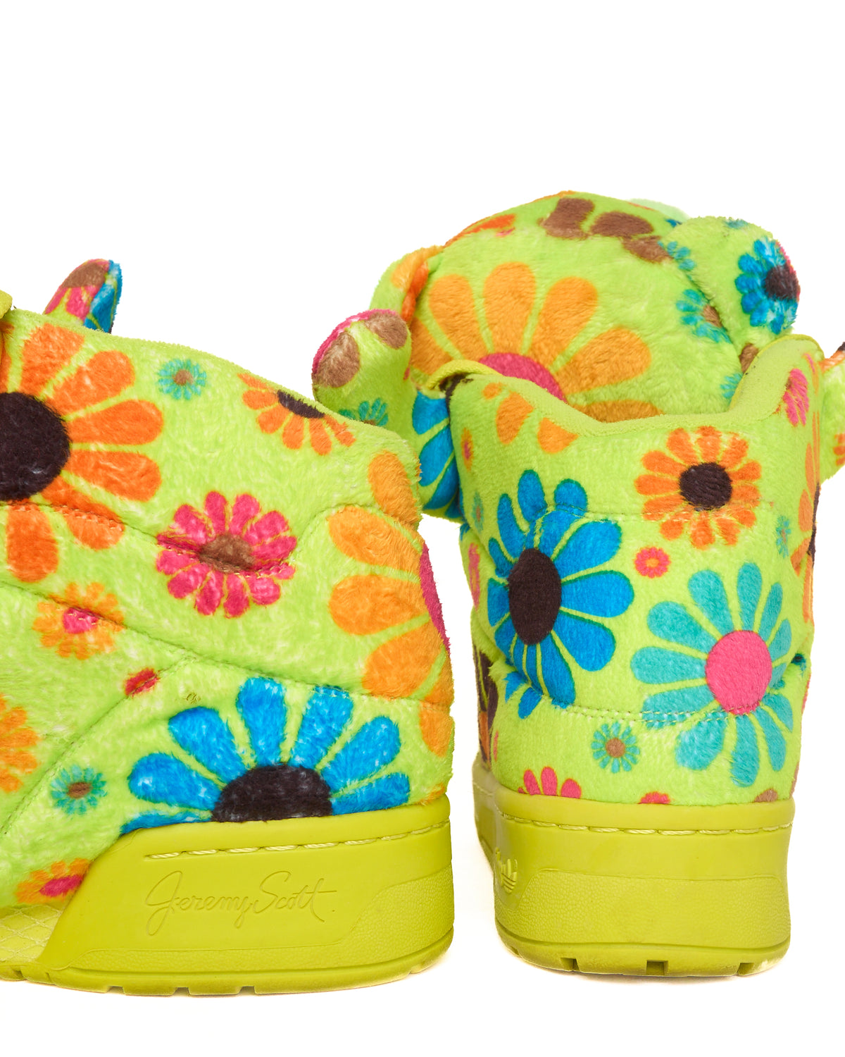 F/W12 Jeremy Scott Adidas JS Bear "Flower Power" Sneakers