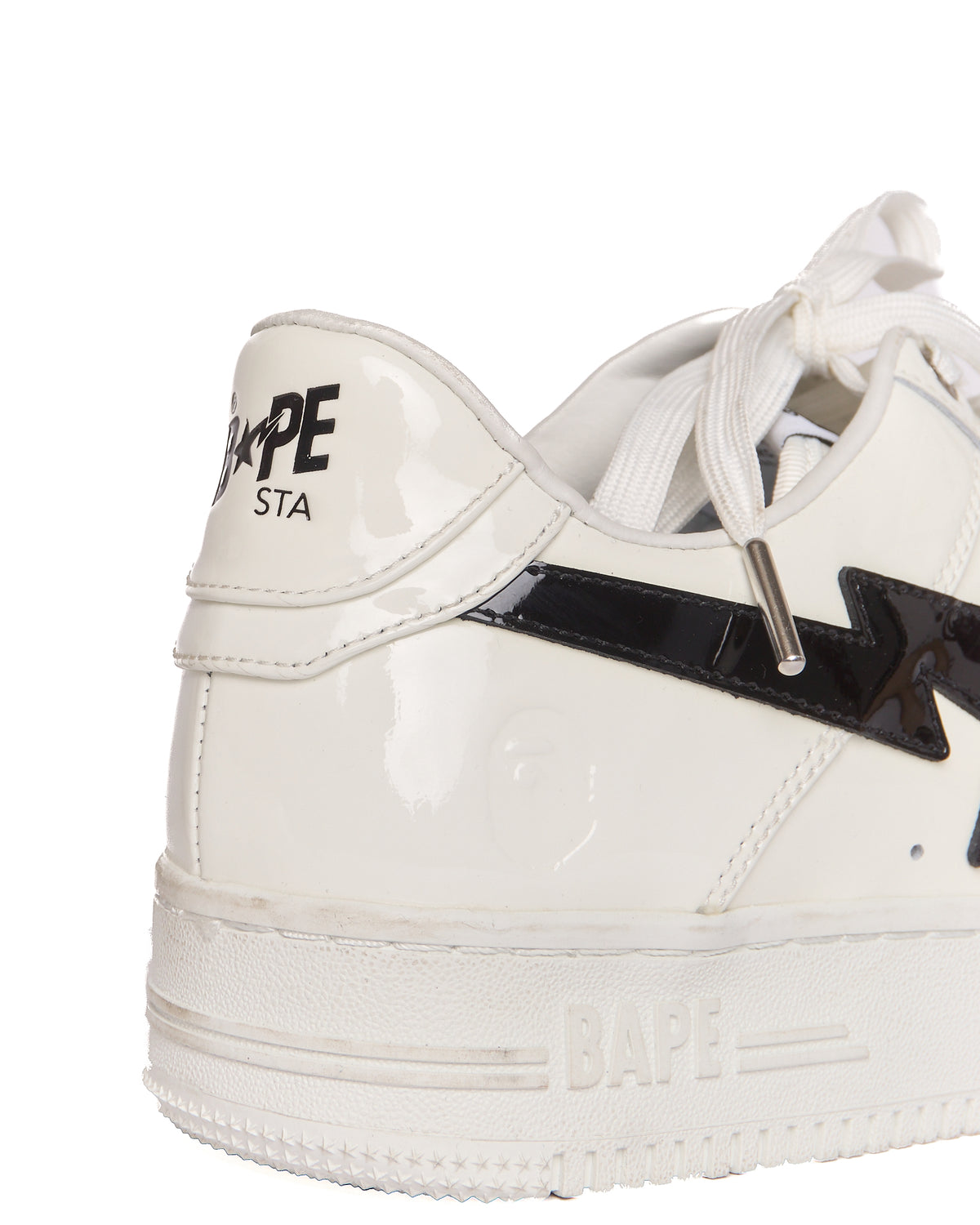 BAPE White STA Sneakers