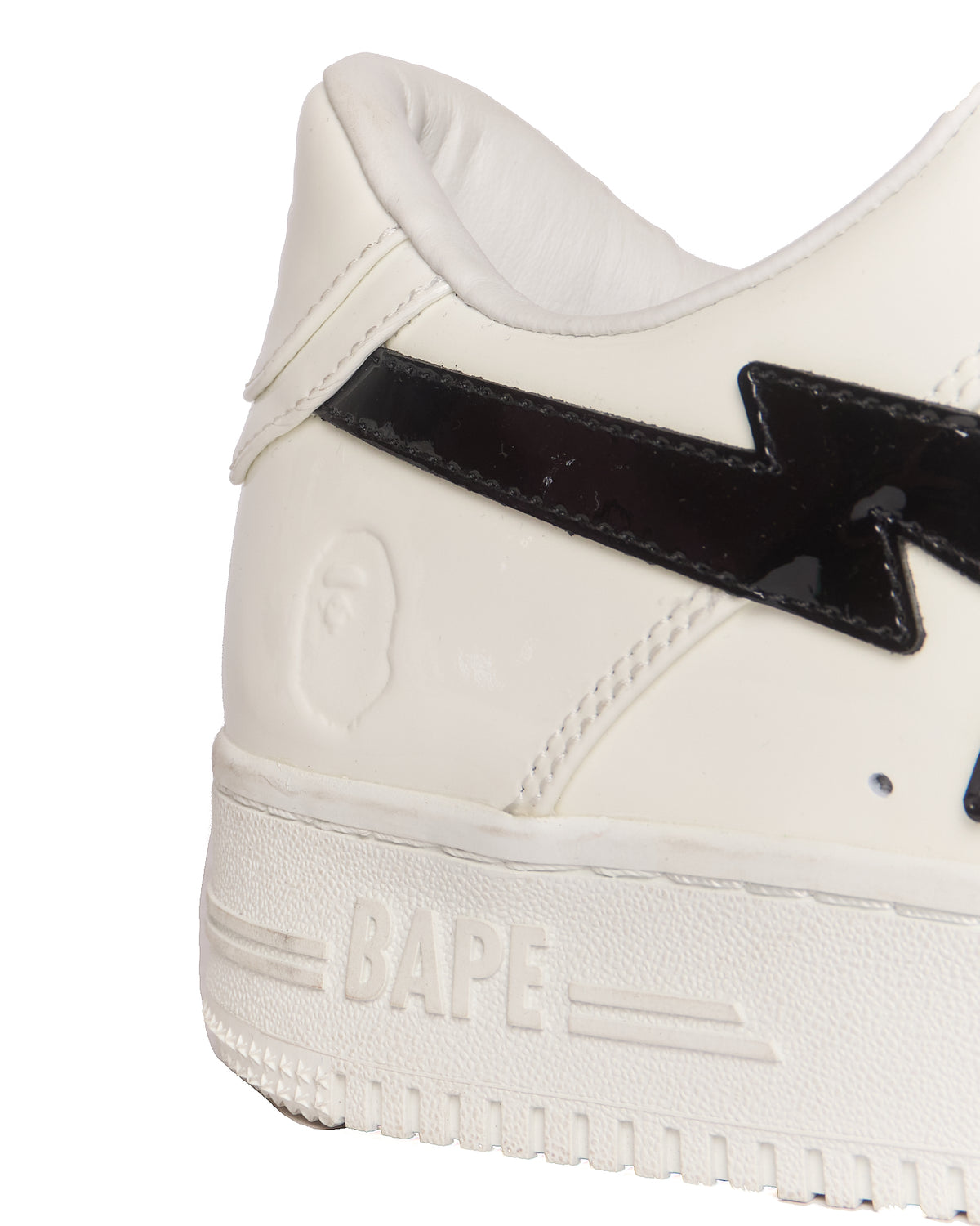 BAPE White STA Sneakers