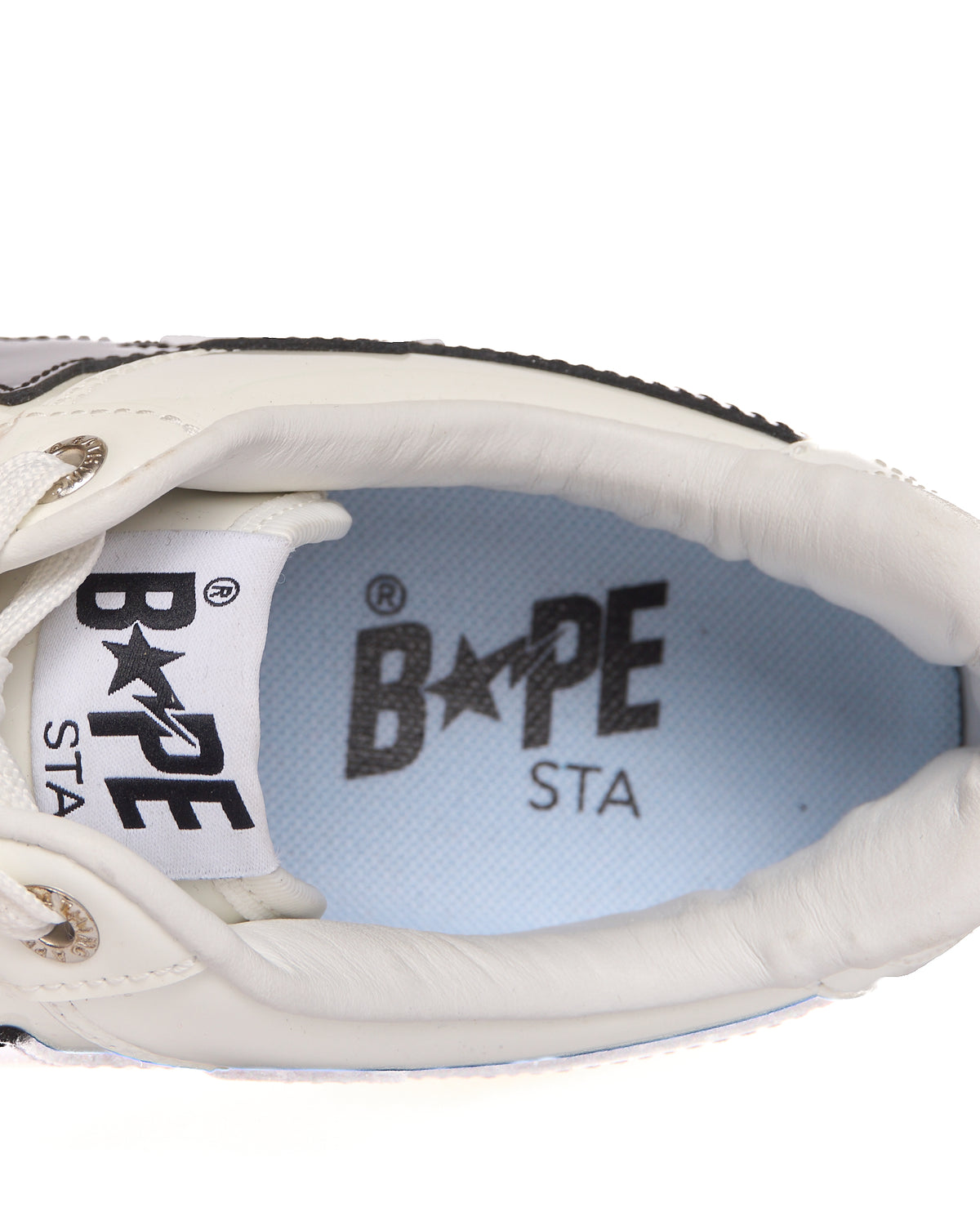 BAPE White STA Sneakers