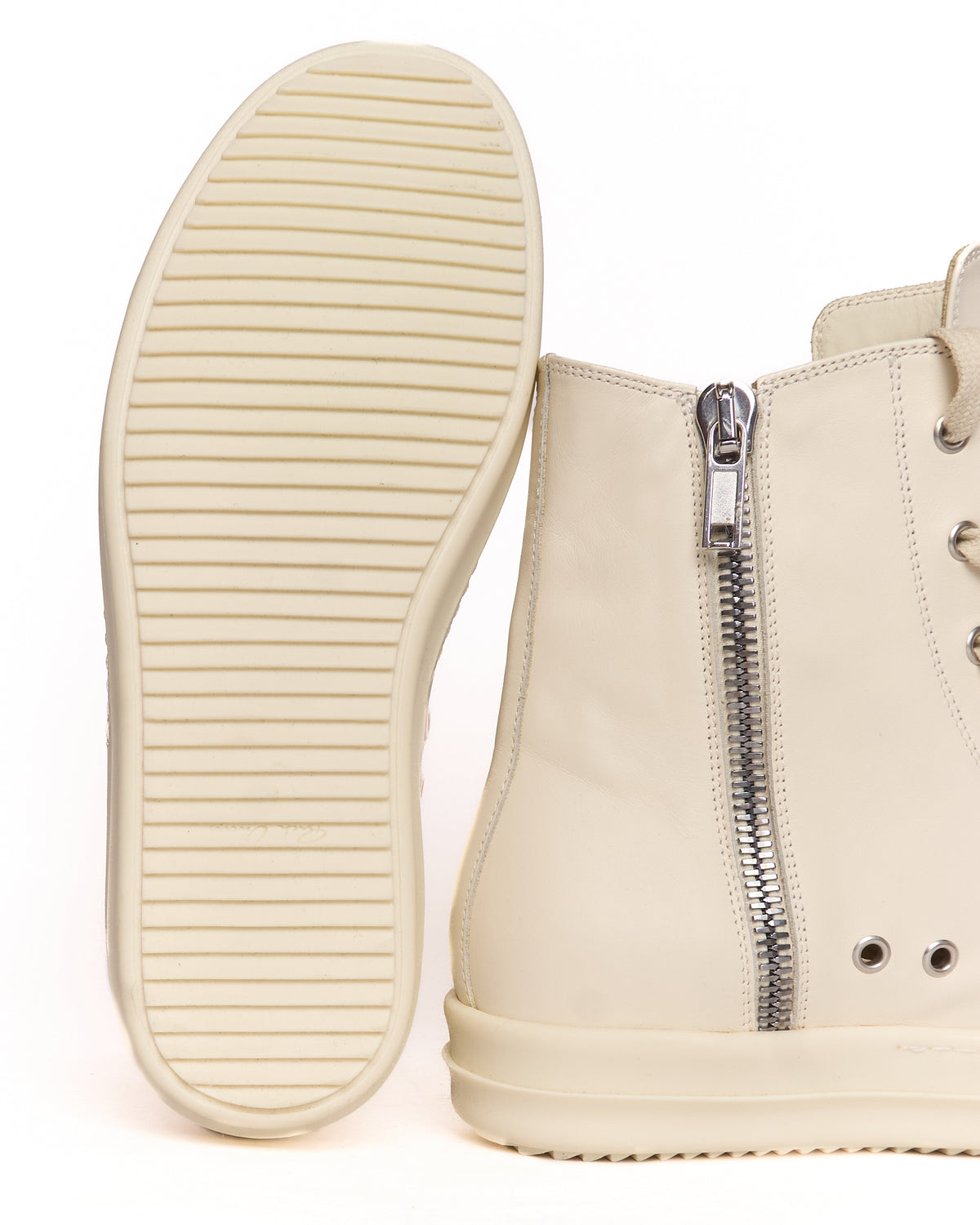 Rick Owens Triple Milk Leather Ramones