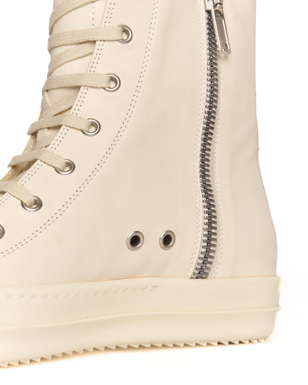 Rick Owens Triple Milk Leather Ramones