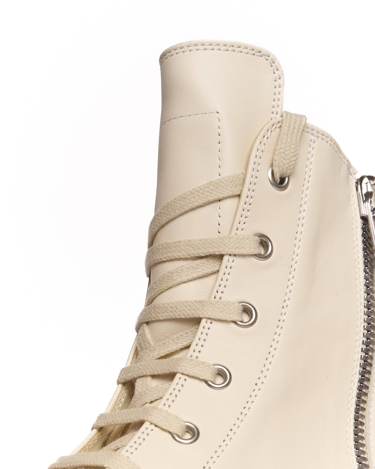 Rick Owens Triple Milk Leather Ramones