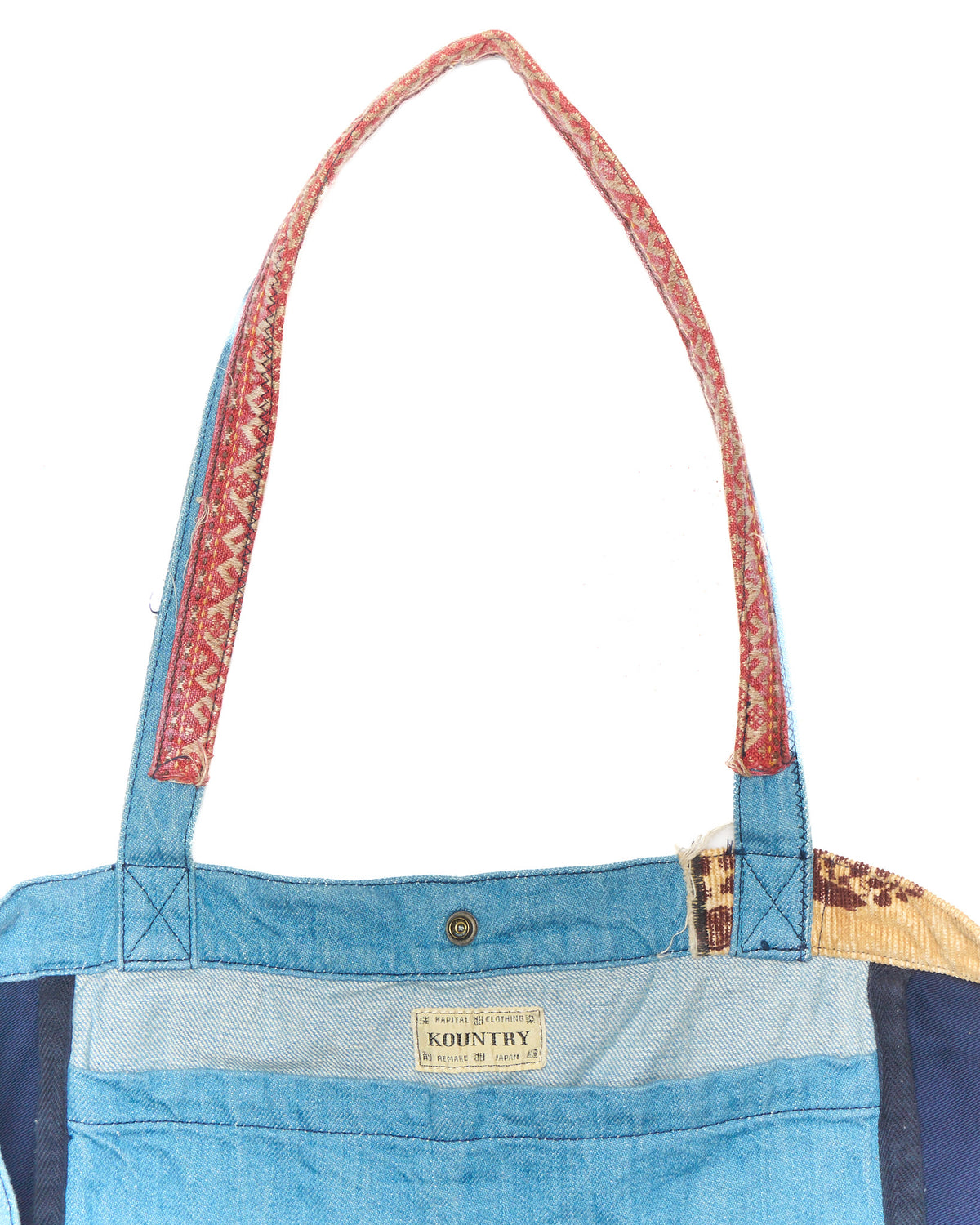 S/S17 Kapital Psychedelic Patchwork Large Tote Bag