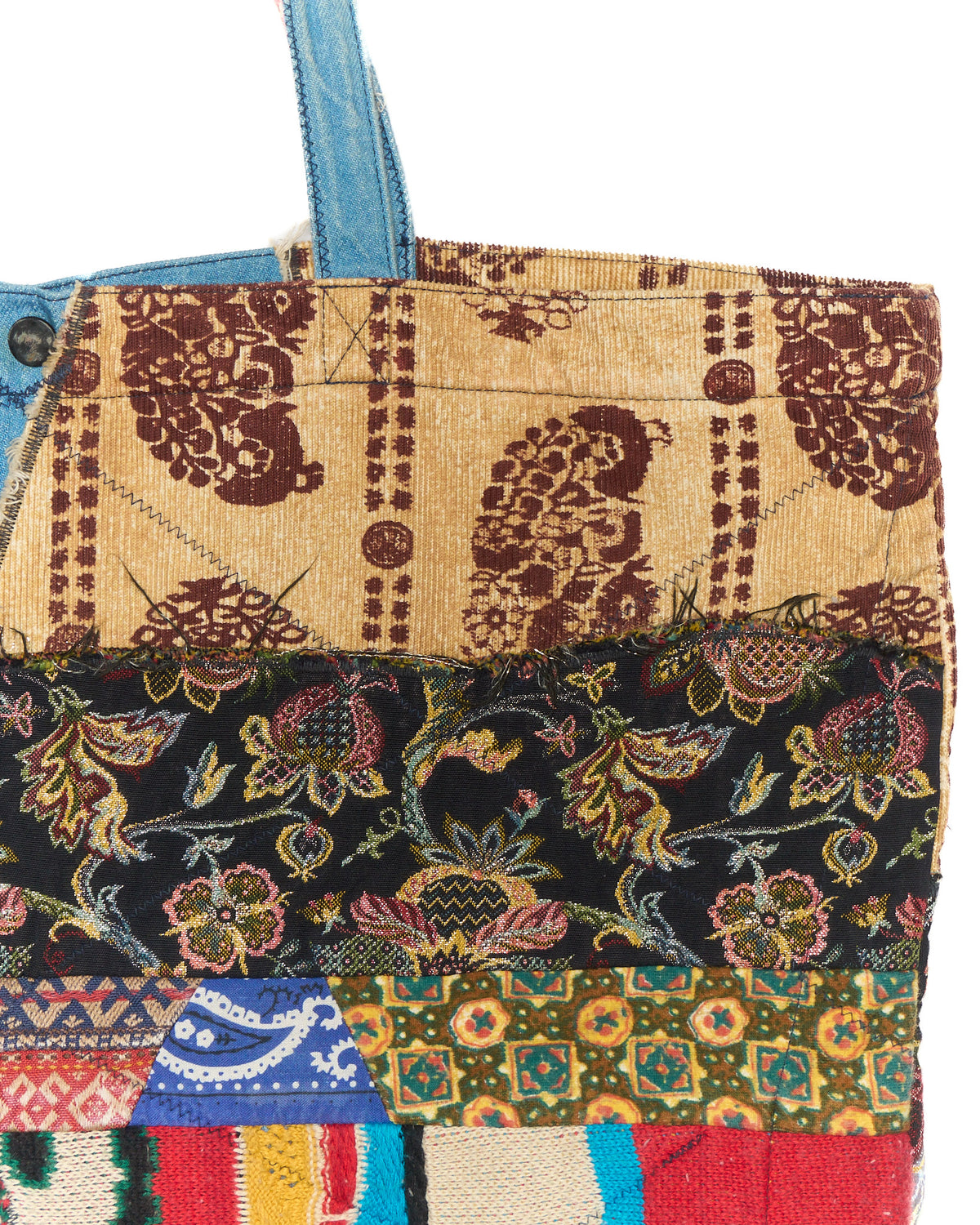 S/S17 Kapital Psychedelic Patchwork Large Tote Bag
