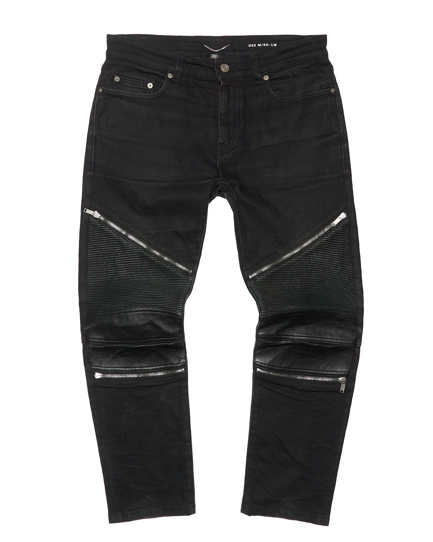 F/W16 Saint Laurent Paris by Hedi Slimane Moto Leather Denim