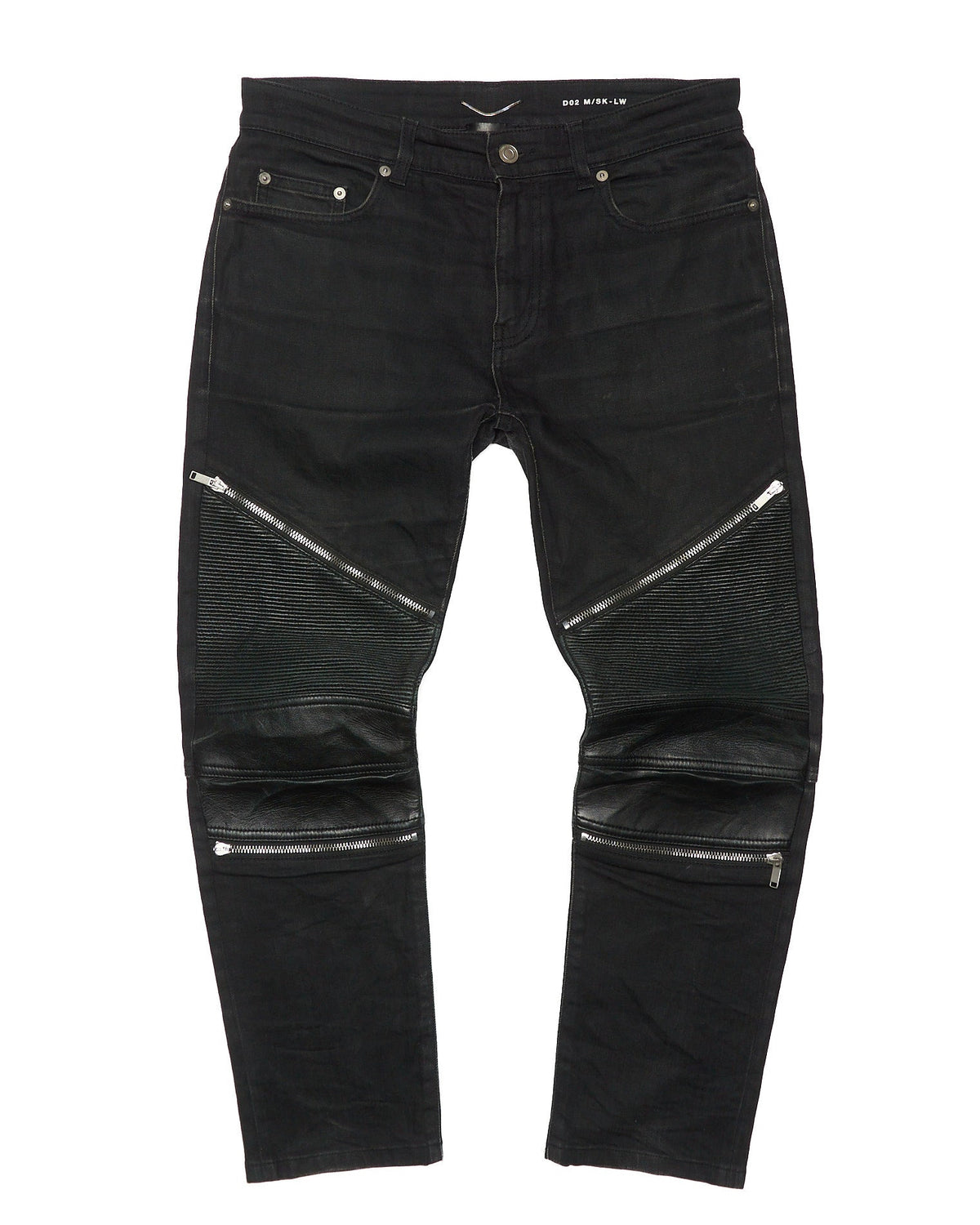 F/W16 Saint Laurent Paris by Hedi Slimane Moto Leather Denim