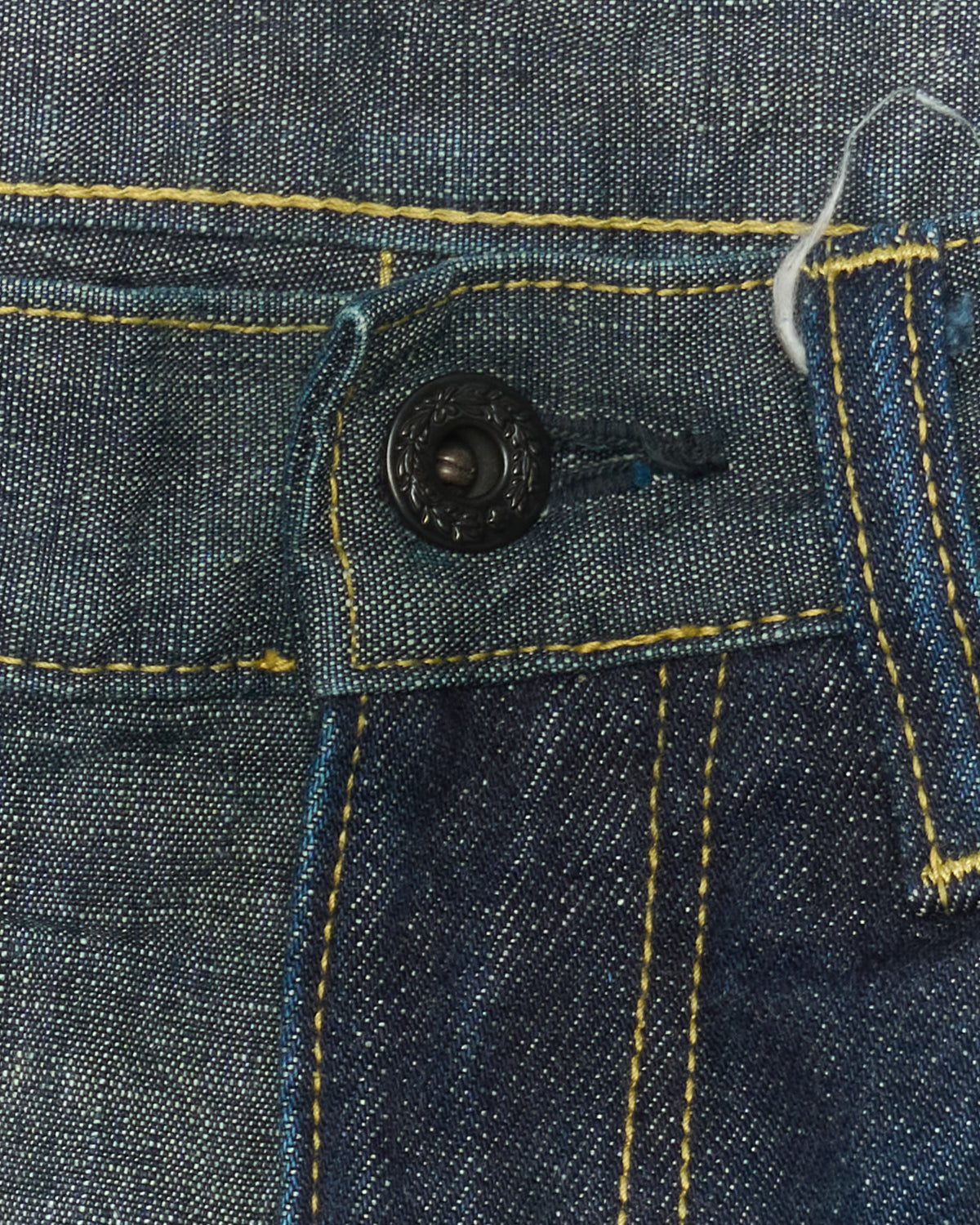 F/W17 Kapital Two-tone Indigo Asymmetric "Mottainai Denim" Pants