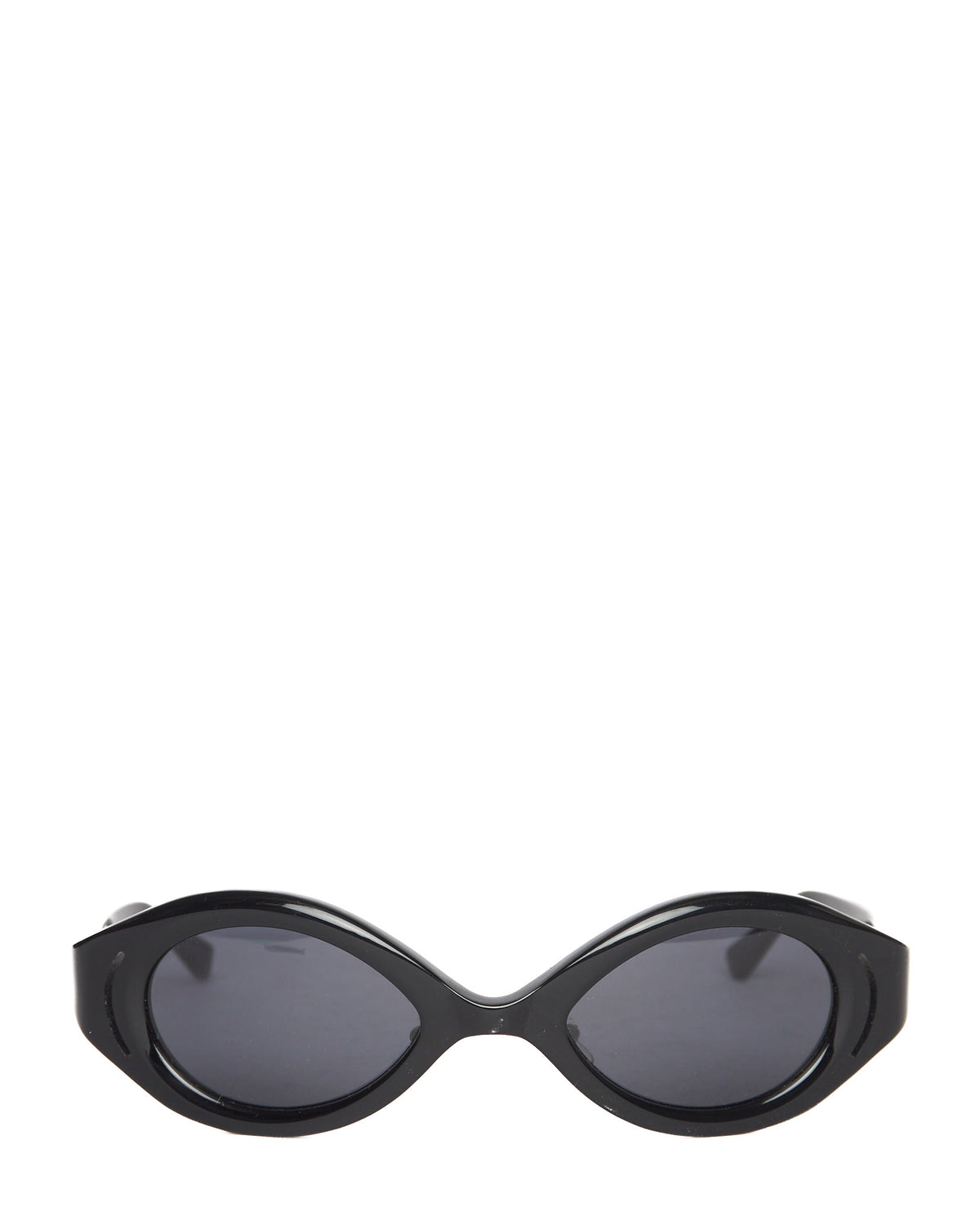 SONG FOR THE MUTE Black Acetate Goggle Sunglasses