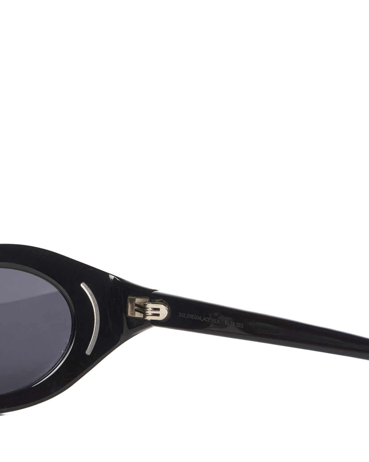SONG FOR THE MUTE Black Acetate Goggle Sunglasses