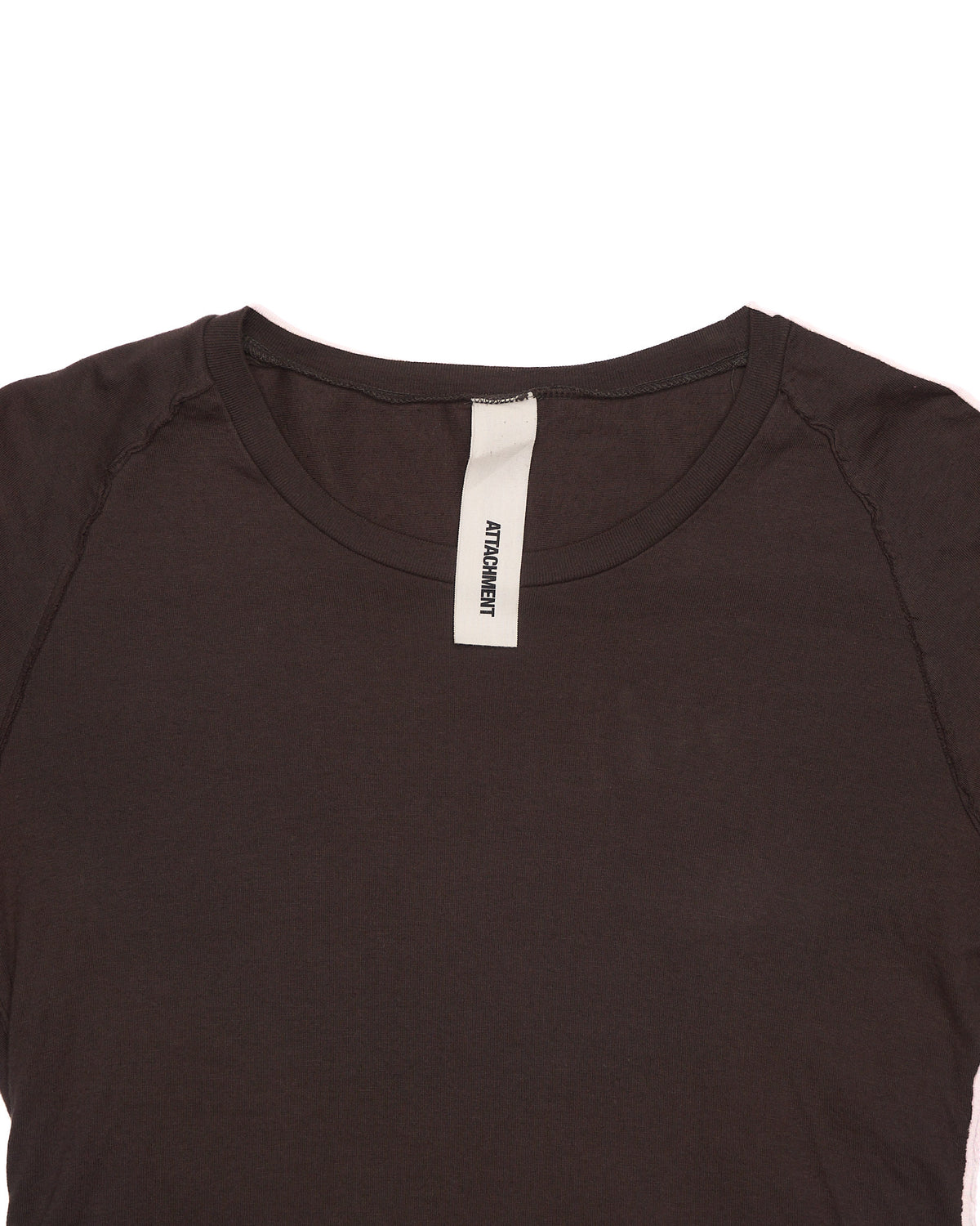 ATTACHMENT by Kazuyuki Kumagai Double Layered Brown Long-Sleeve