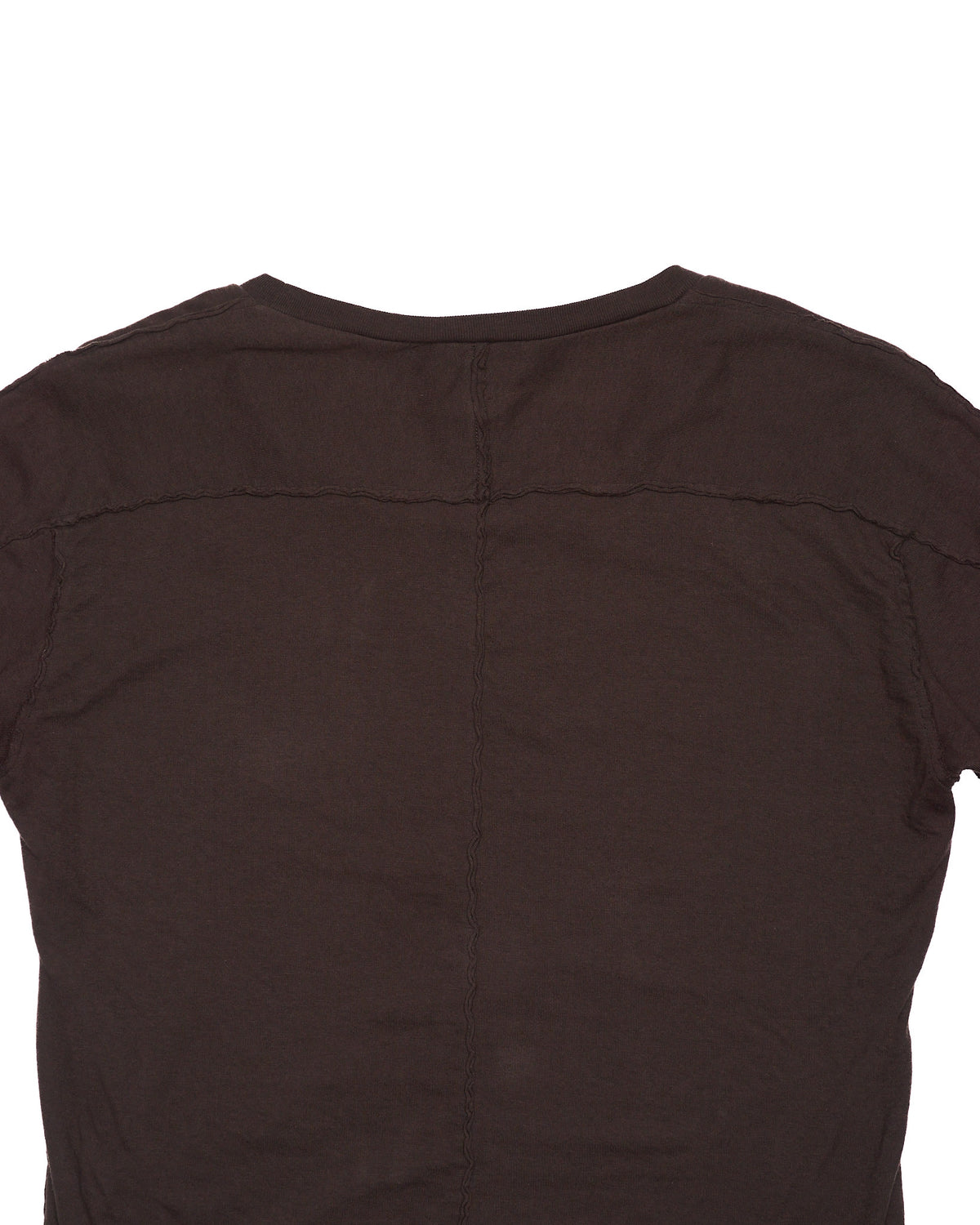 ATTACHMENT by Kazuyuki Kumagai Double Layered Brown Long-Sleeve