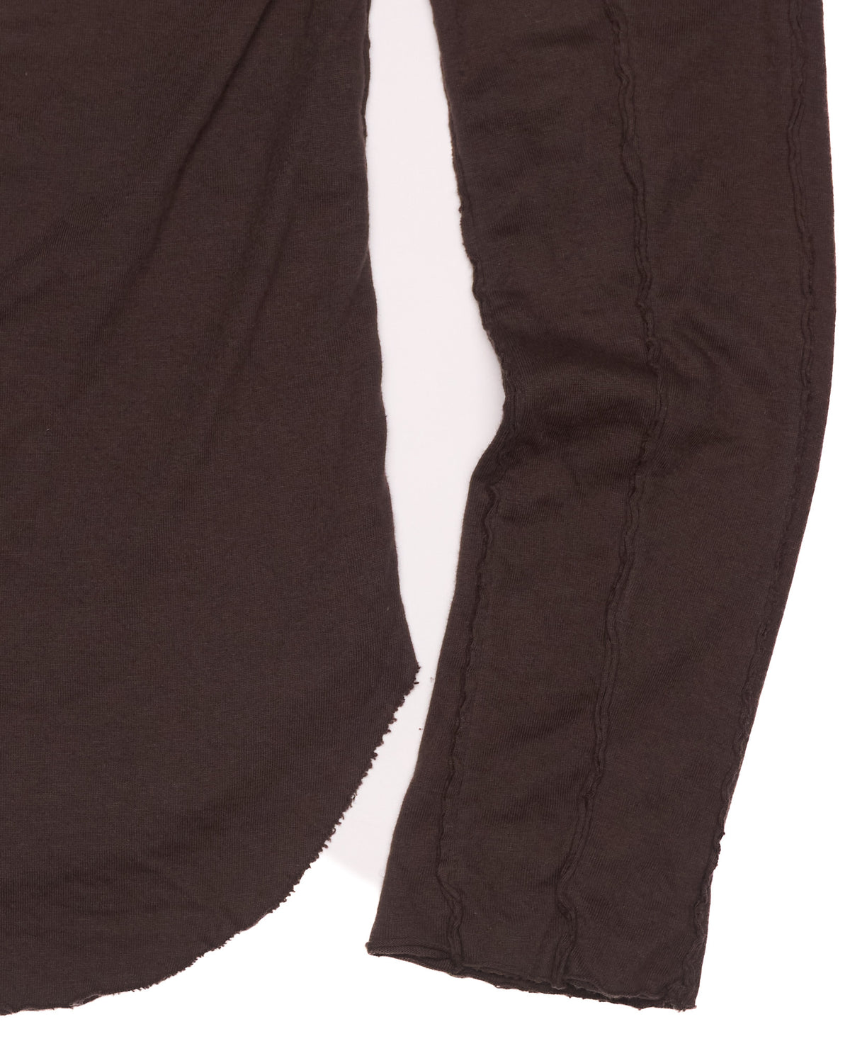 ATTACHMENT by Kazuyuki Kumagai Double Layered Brown Long-Sleeve