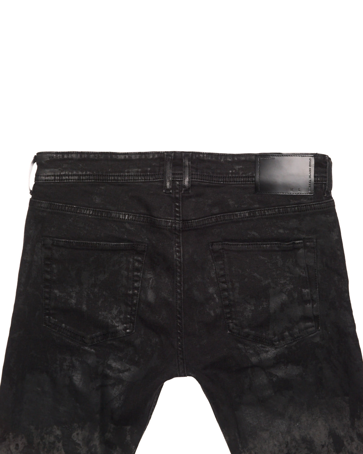 Early 00s Diesel Black Gold Gradient Painted Jeans