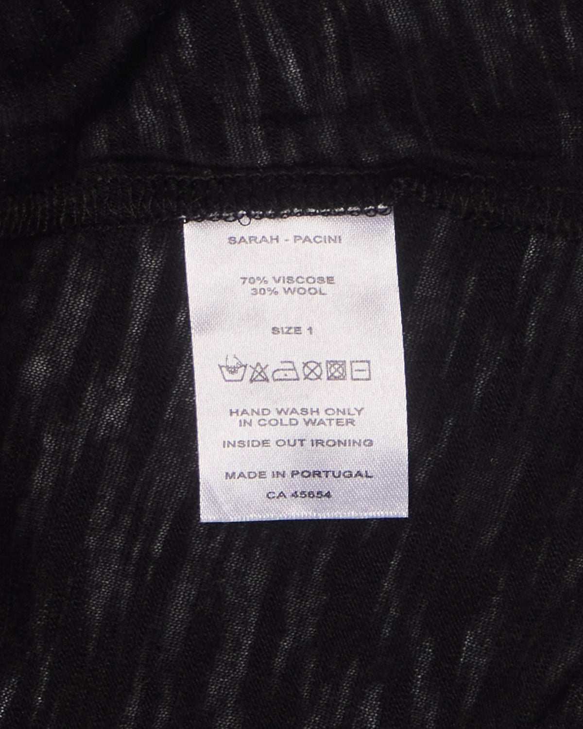 Early 00s Sarah Pacini Black “Uncover” Graphic Tank