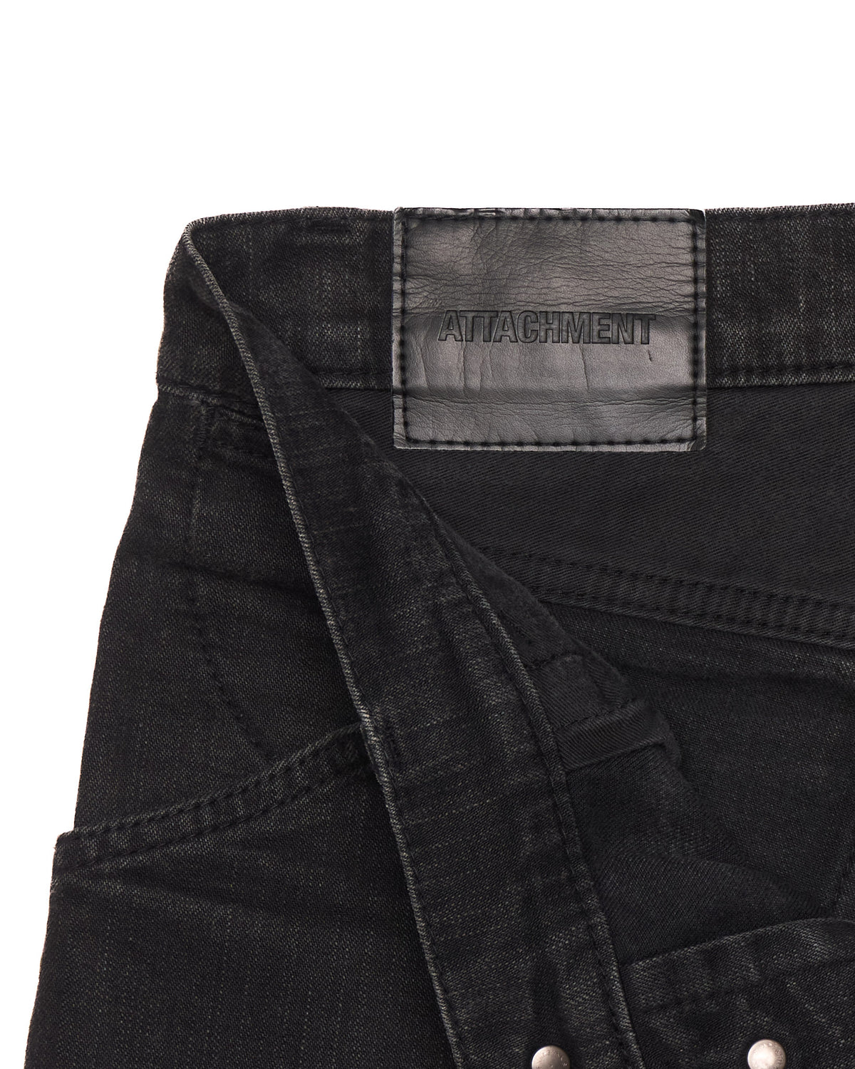 ATTACHMENT by Kazuyuki Kumagai J-Cut Denim Pants