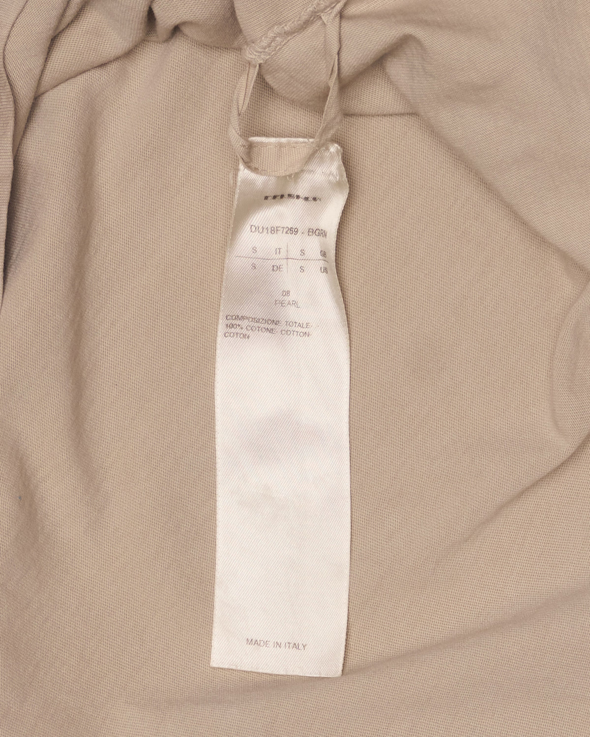 F/W18 Rick Owens DRKSHDW ‘SISYPHUS’ Hustler Double Layered Pearl Long-Sleeve