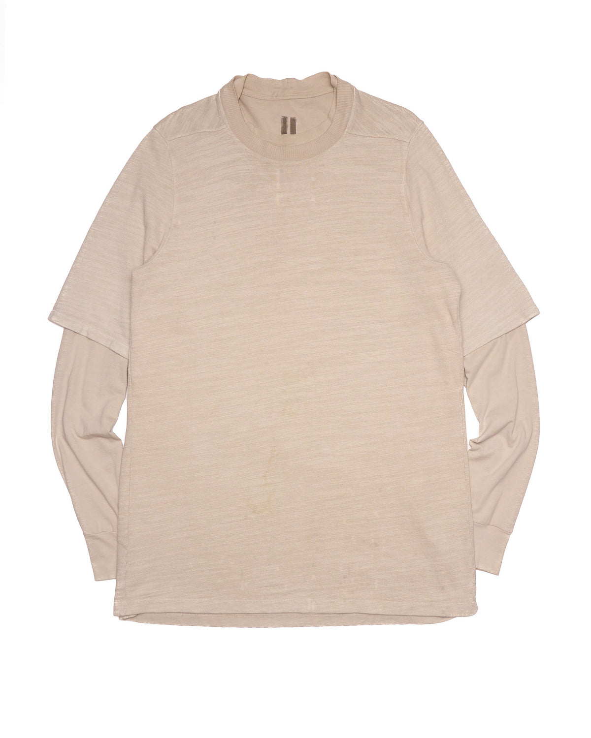 F/W18 Rick Owens DRKSHDW ‘SISYPHUS’ Hustler Double Layered Pearl Long-Sleeve