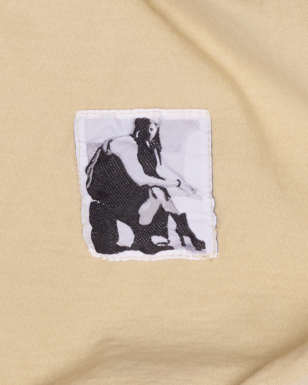 F/W23 Rick Owens DRKSHDW ‘LUXOR’ Jumbo Pentastitch Pearl T-Shirt