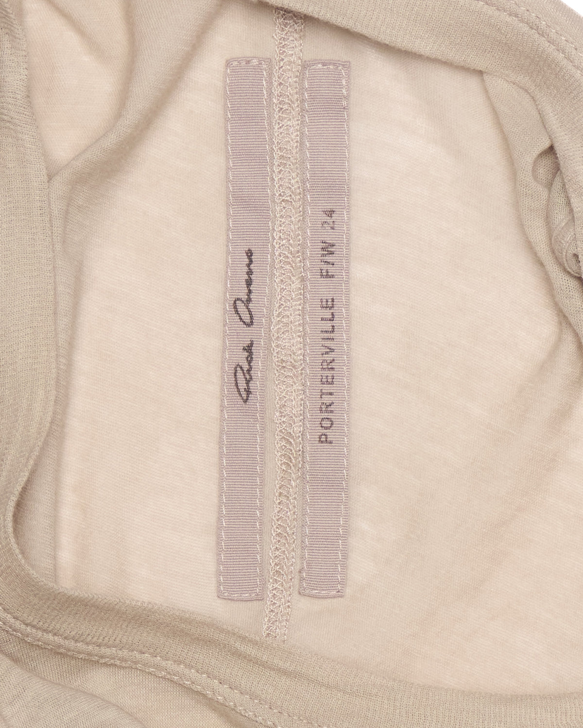 F/W24 Rick Owens ‘PORTERVILLE’  Unstable Cotton Pearl T-Shirt