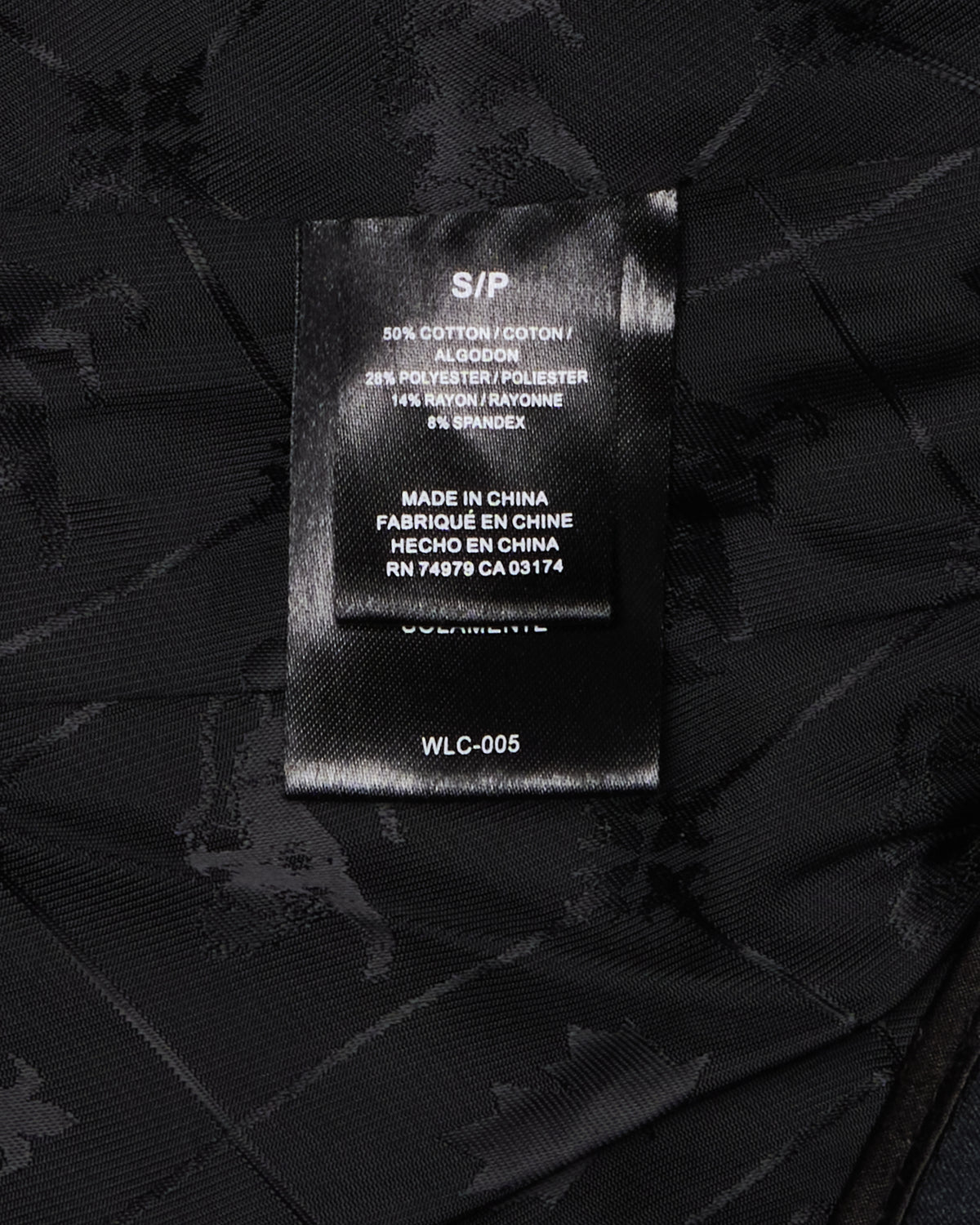 Early 2010s Parasuco Jacquard Lined Asymmetrical Moto Blazer