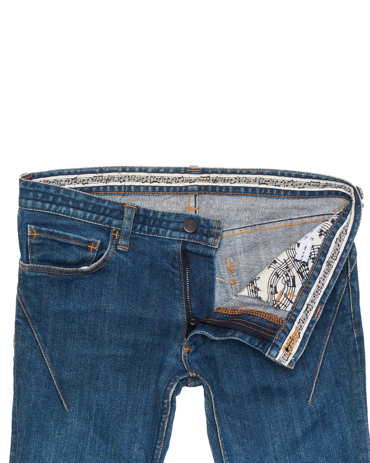 Number (N)ine Pain Denim Skinny Jeans