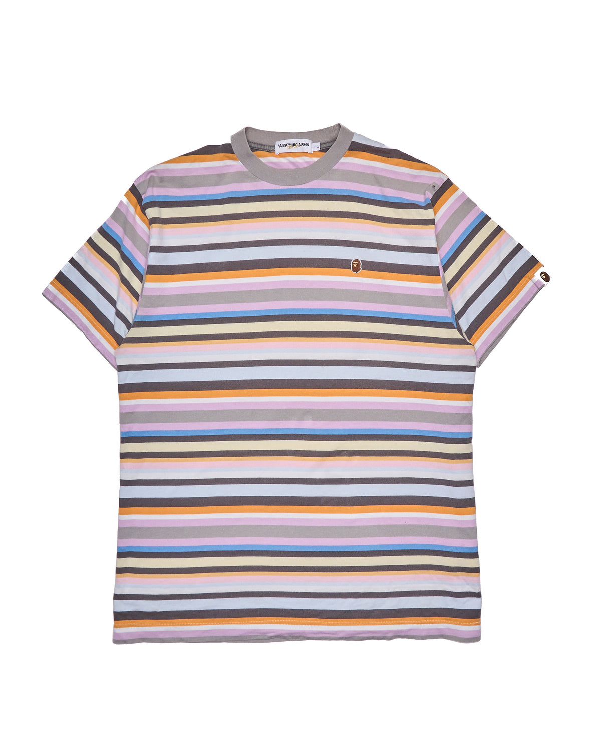 08’ BAPE Classics Multi-Colour Stripe Tee-Shirt