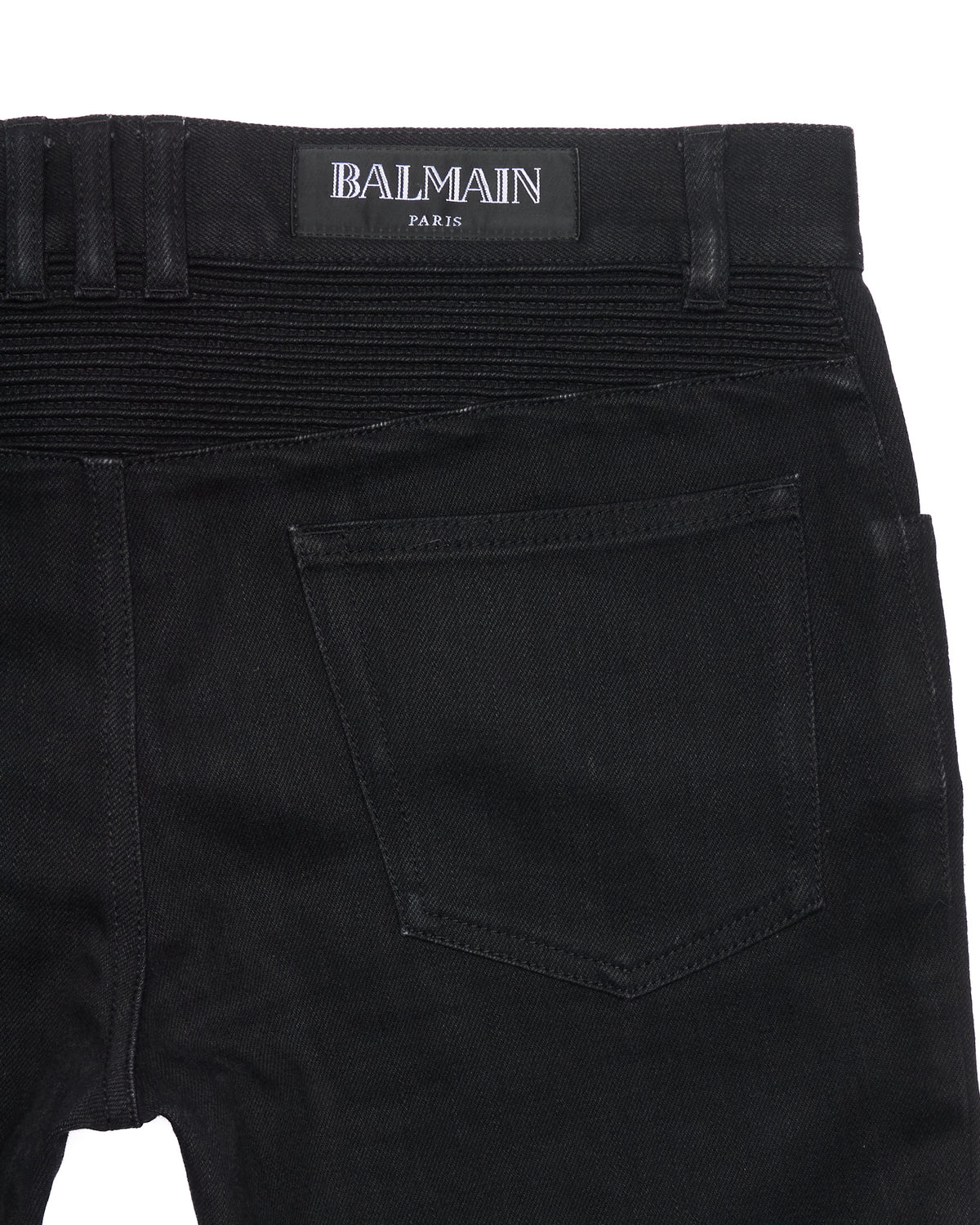 S/S15 Balmain Biker Skinny Jeans
