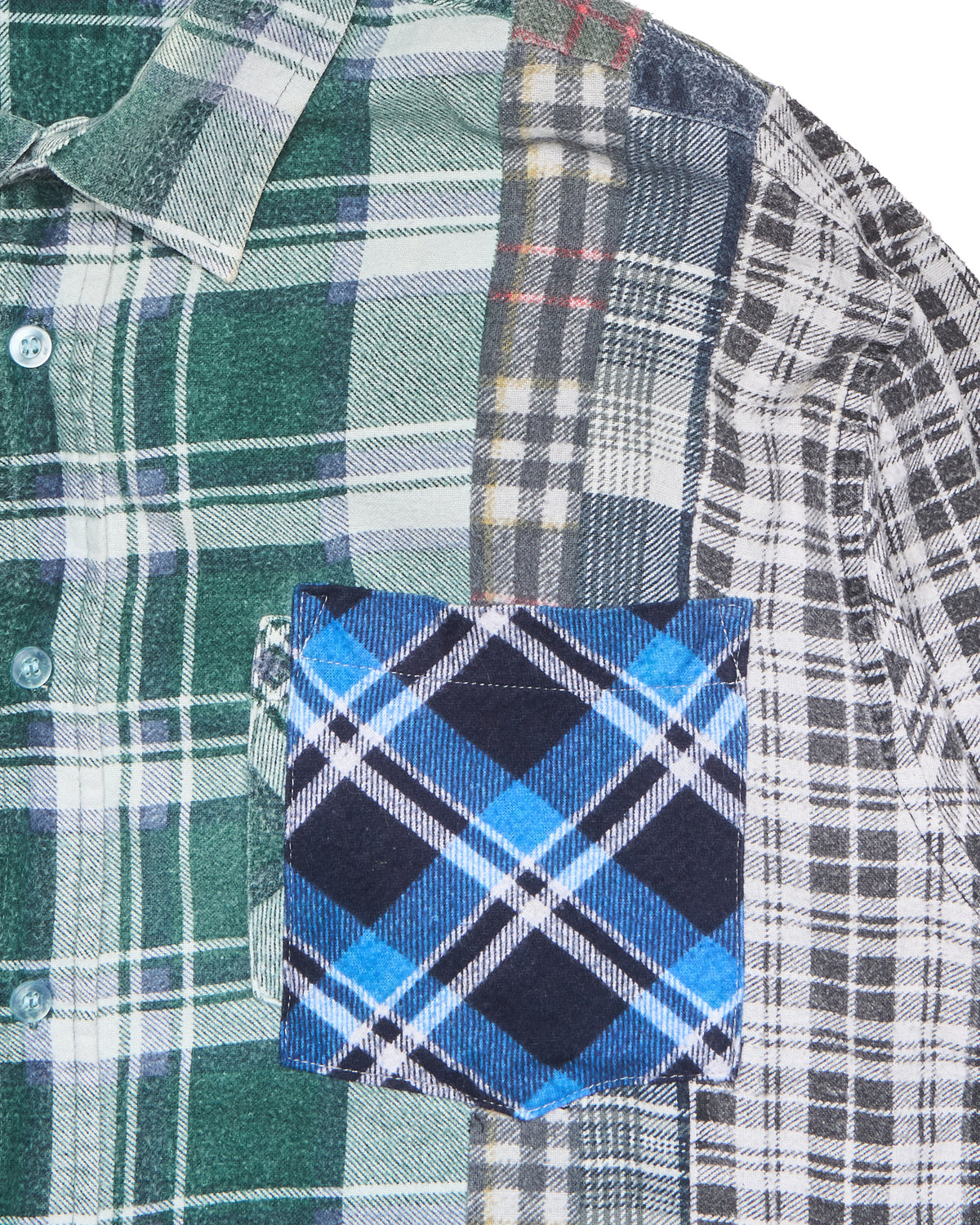 Rebuild by Needles 7 Cuts Flannel Shirt