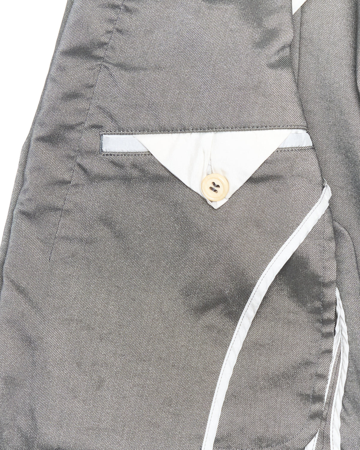A/W07 Comme des Garçons
HOMME PLUS Silver Shimmery Suit Jacket
