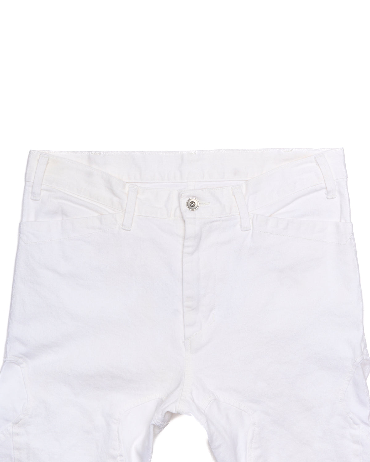 Julius_7 698PAM8-WH Utility Denim Pants