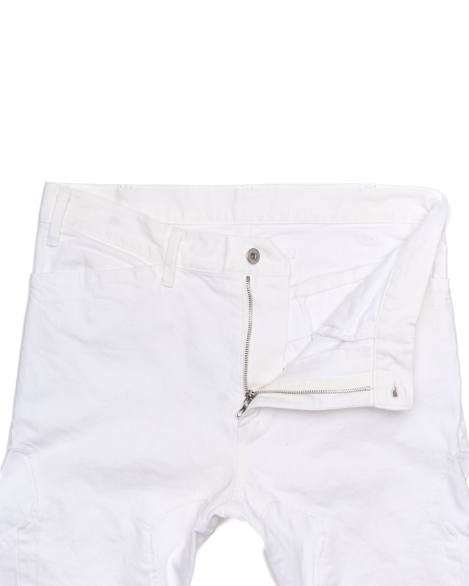 Julius_7 698PAM8-WH Utility Denim Pants