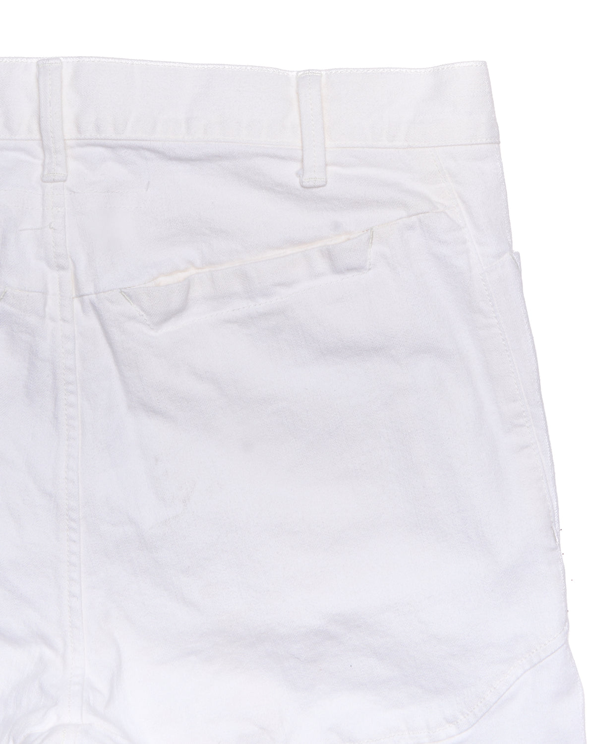 Julius_7 698PAM8-WH Utility Denim Pants