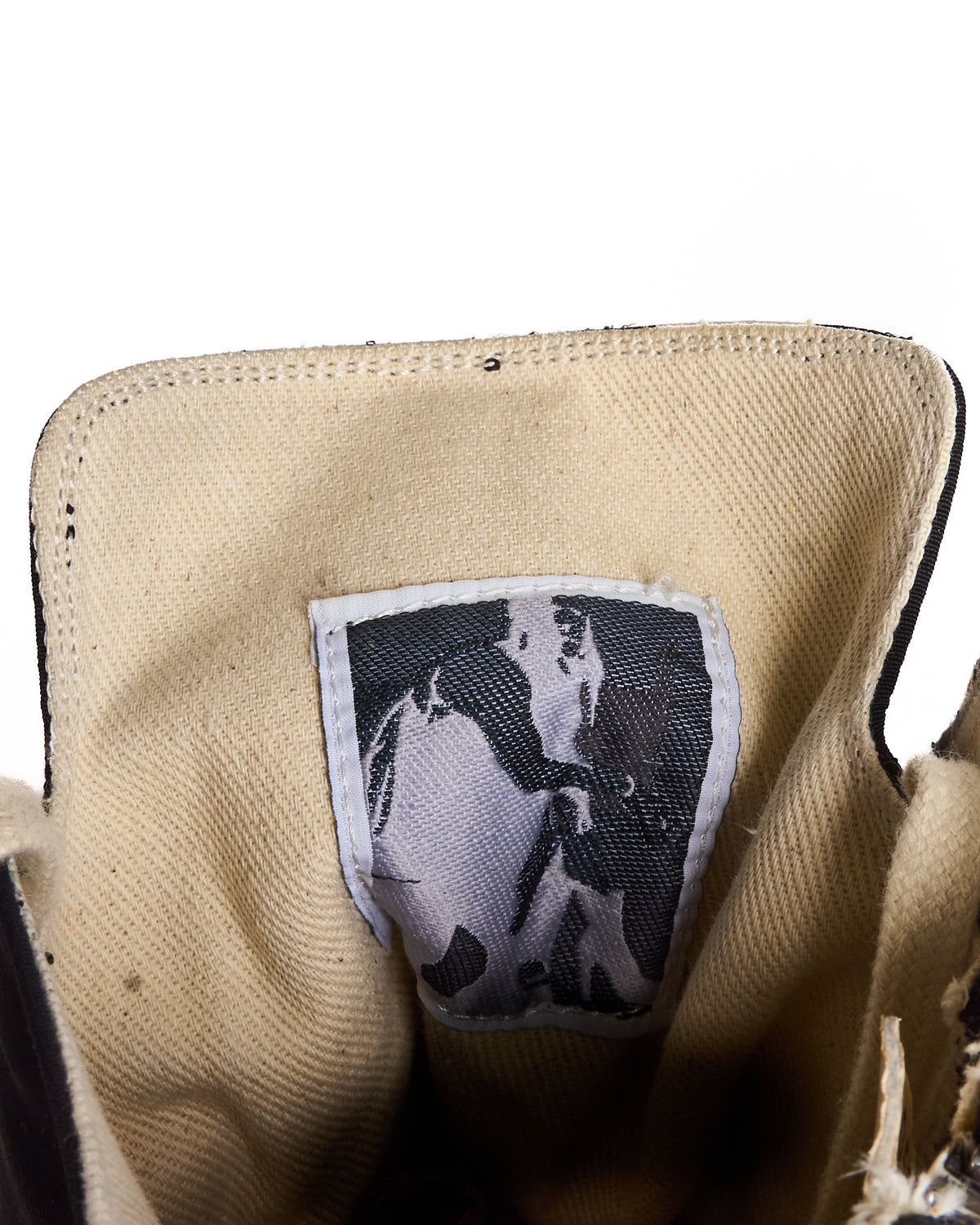 A/W18 Rick Owens DKRSHDW “SISYPHUS” Nylon Canvas High-top Vegan Ramones Sneakers