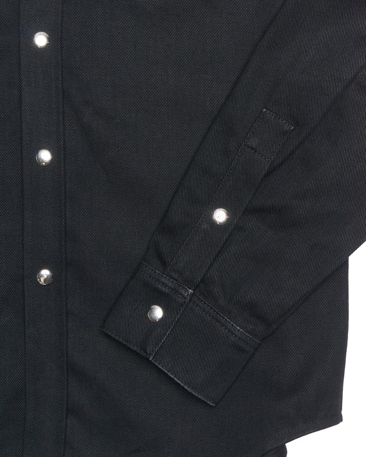 F/W15 Givenchy Two-Pocket Studded Denim Western Shirt