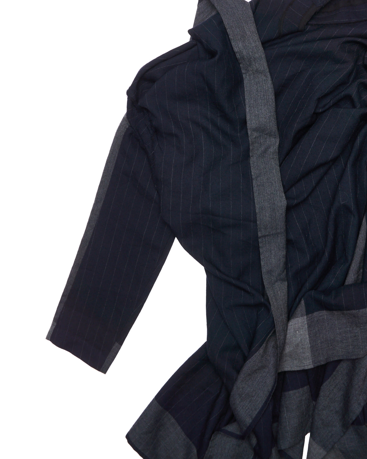 A/W03 Comme Des Garçons Deconstructed Dress Poncho