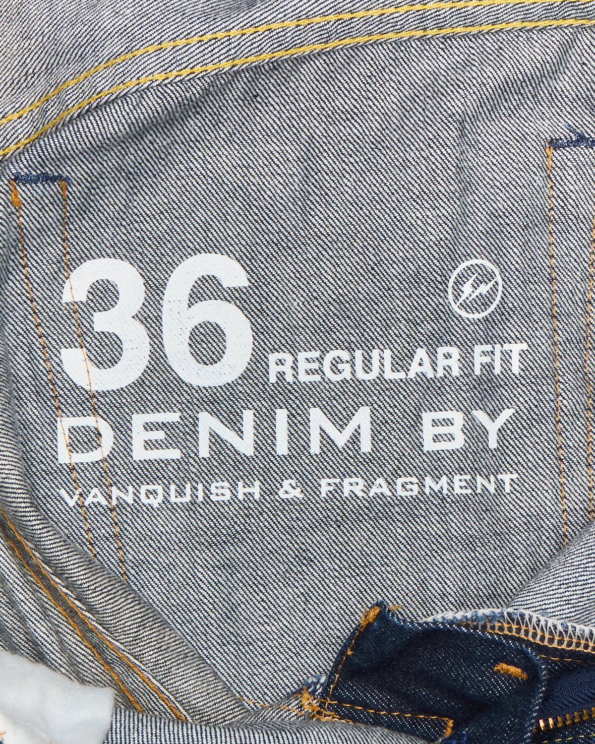 Early 2010s Vanquish x Fragment Side-Embellished Dark Indigo Jeans