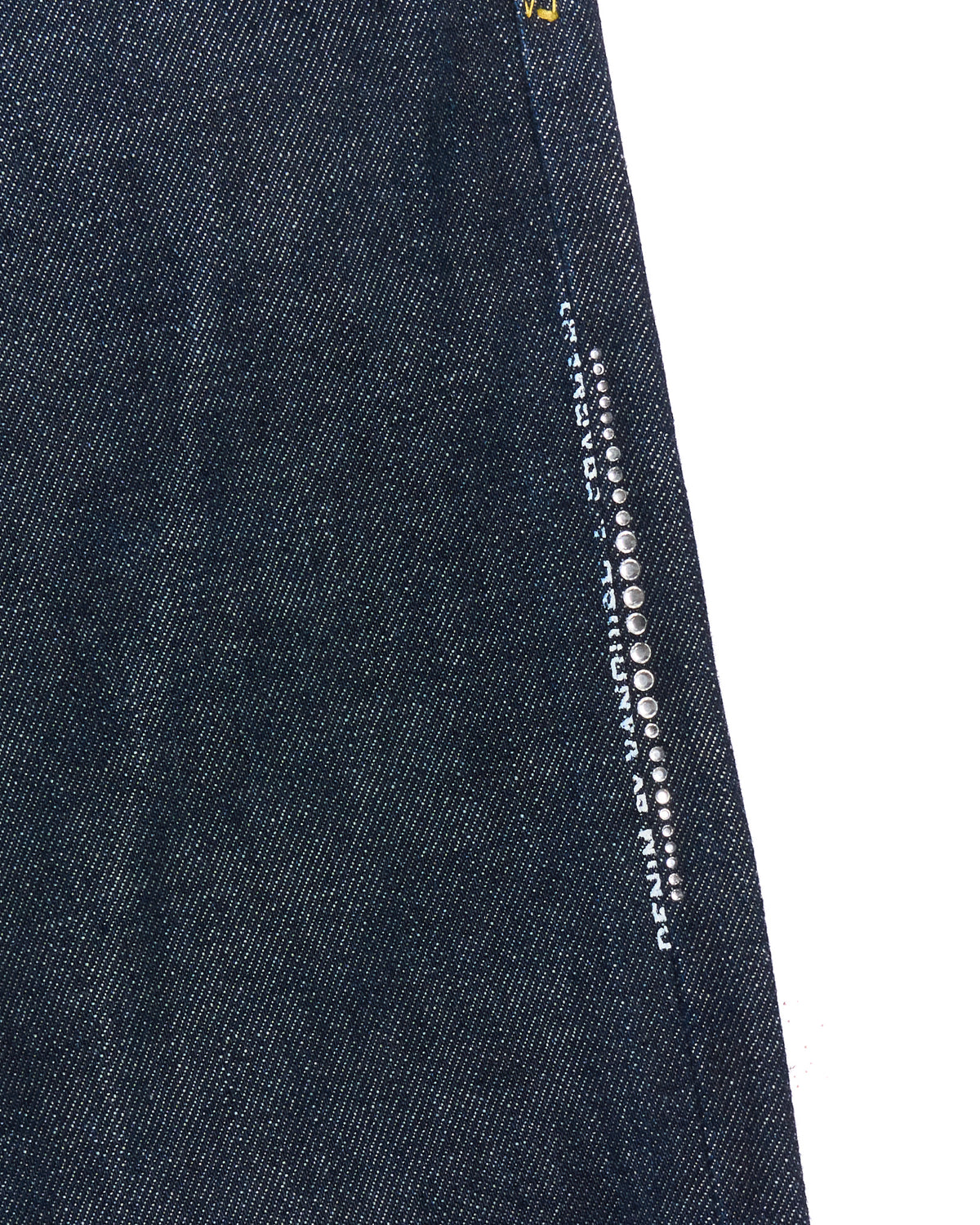 Early 2010s Vanquish x Fragment Side-Embellished Dark Indigo Jeans