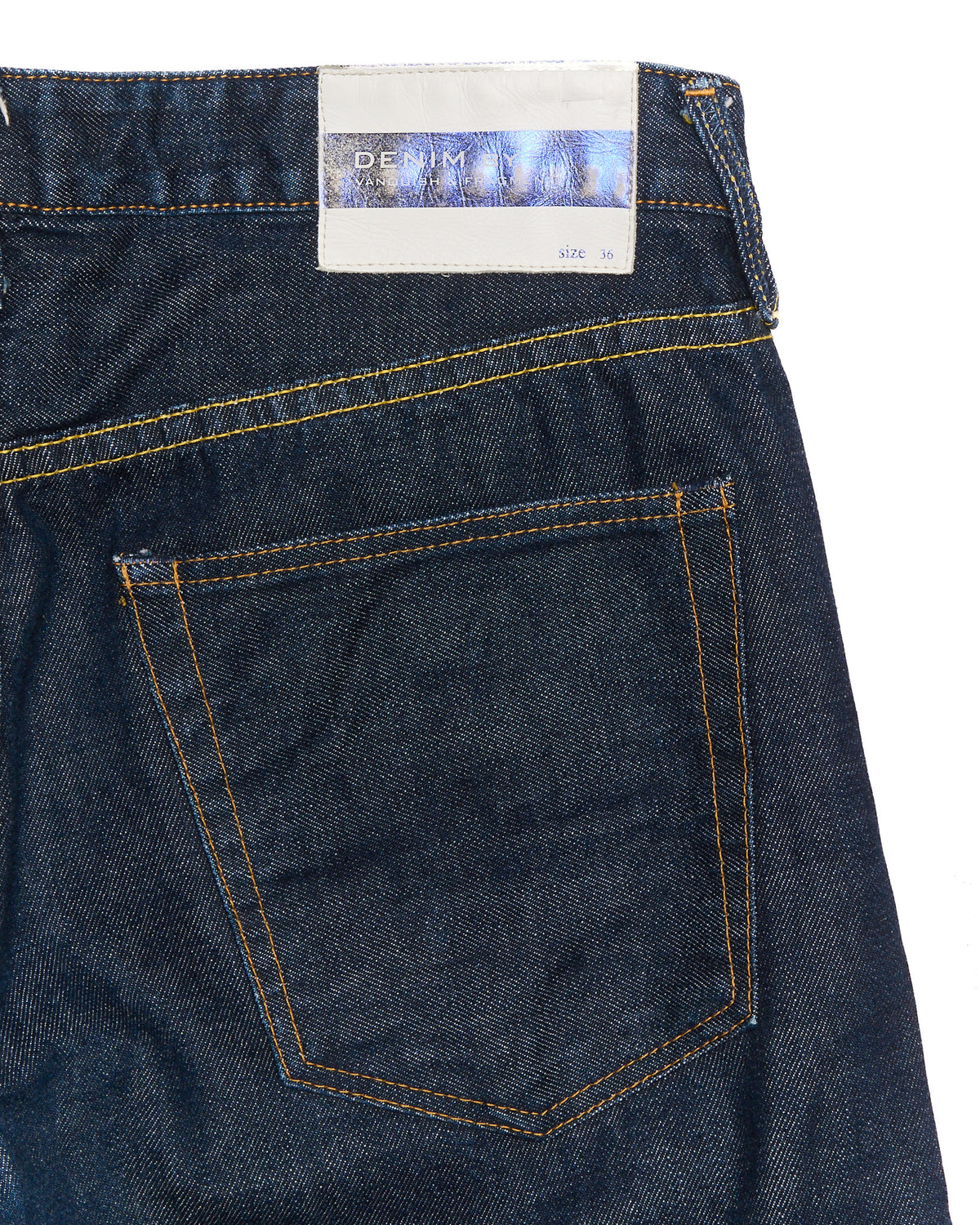 Early 2010s Vanquish x Fragment Side-Embellished Dark Indigo Jeans