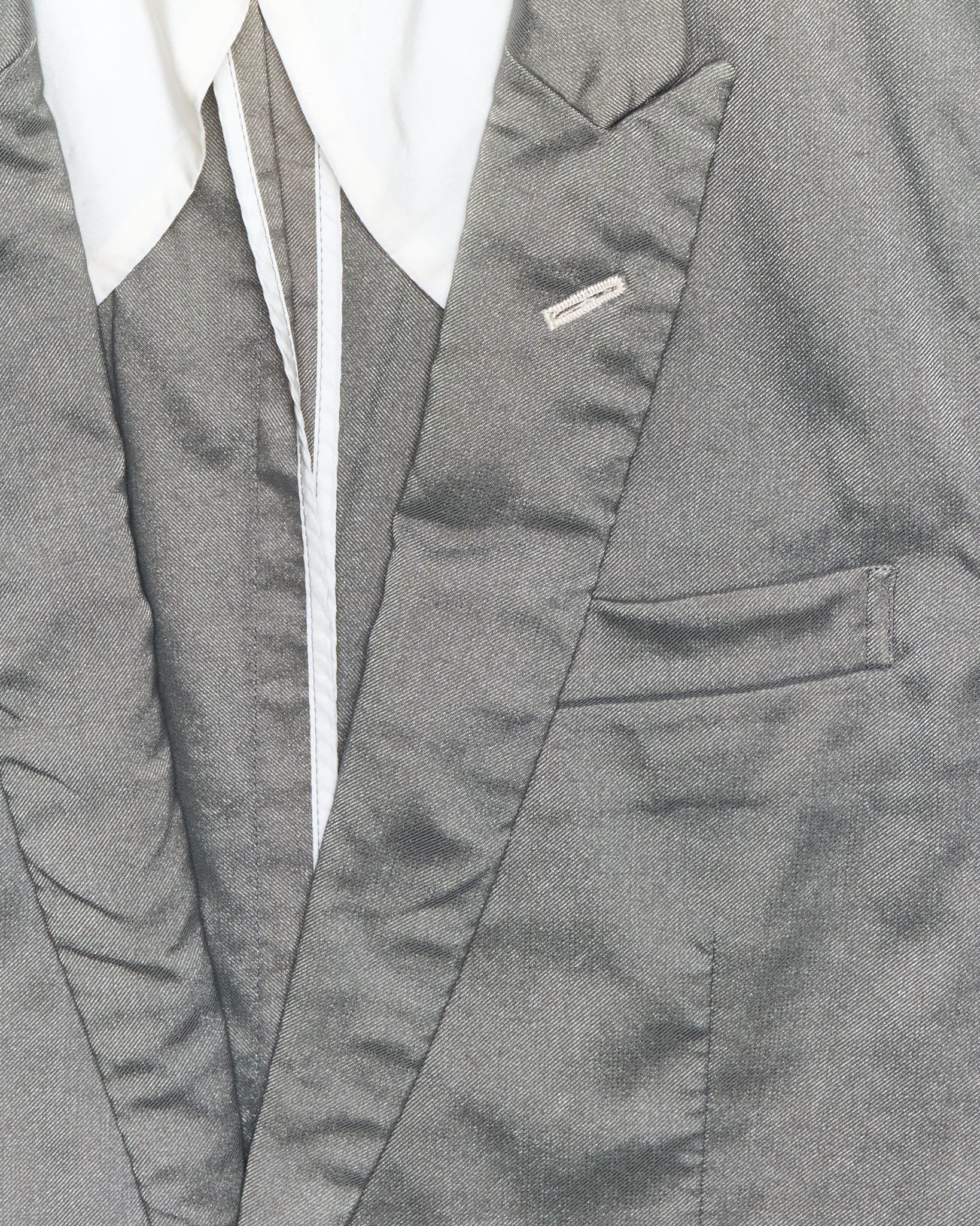 A/W07 Comme des Garçons
HOMME PLUS Silver Shimmery Suit Jacket