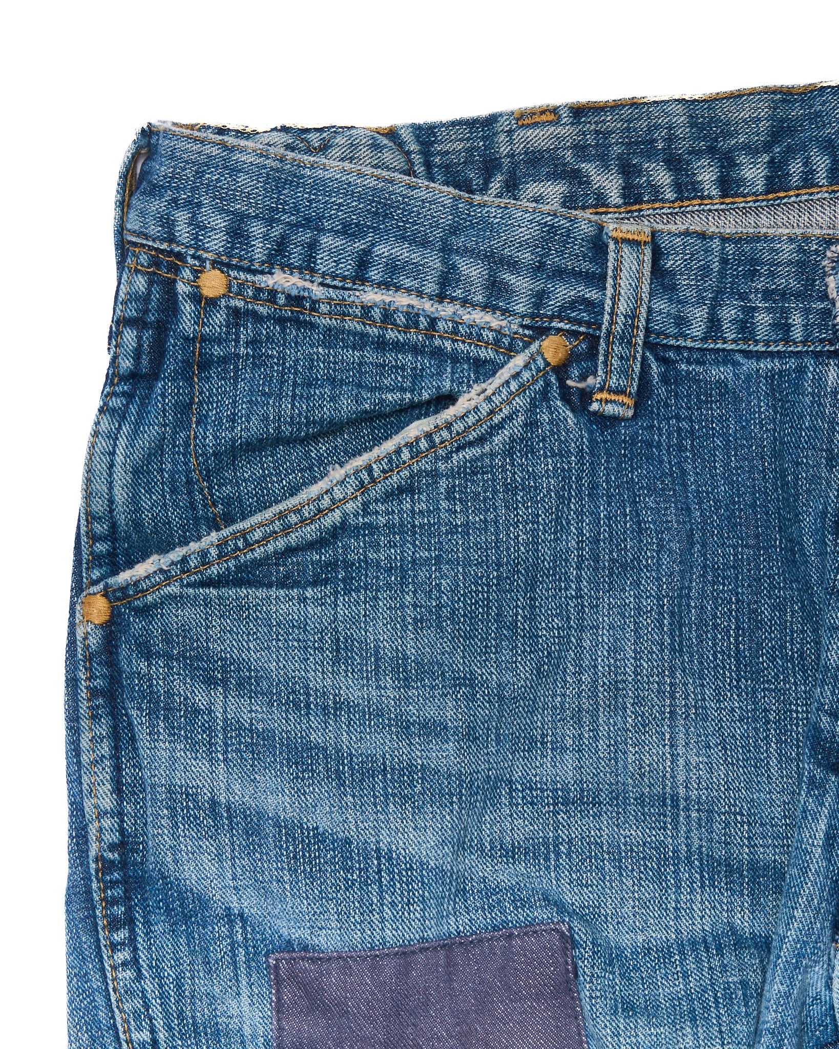 S/S03 Number (N)ine Kurt Cobain Patchwork Denim