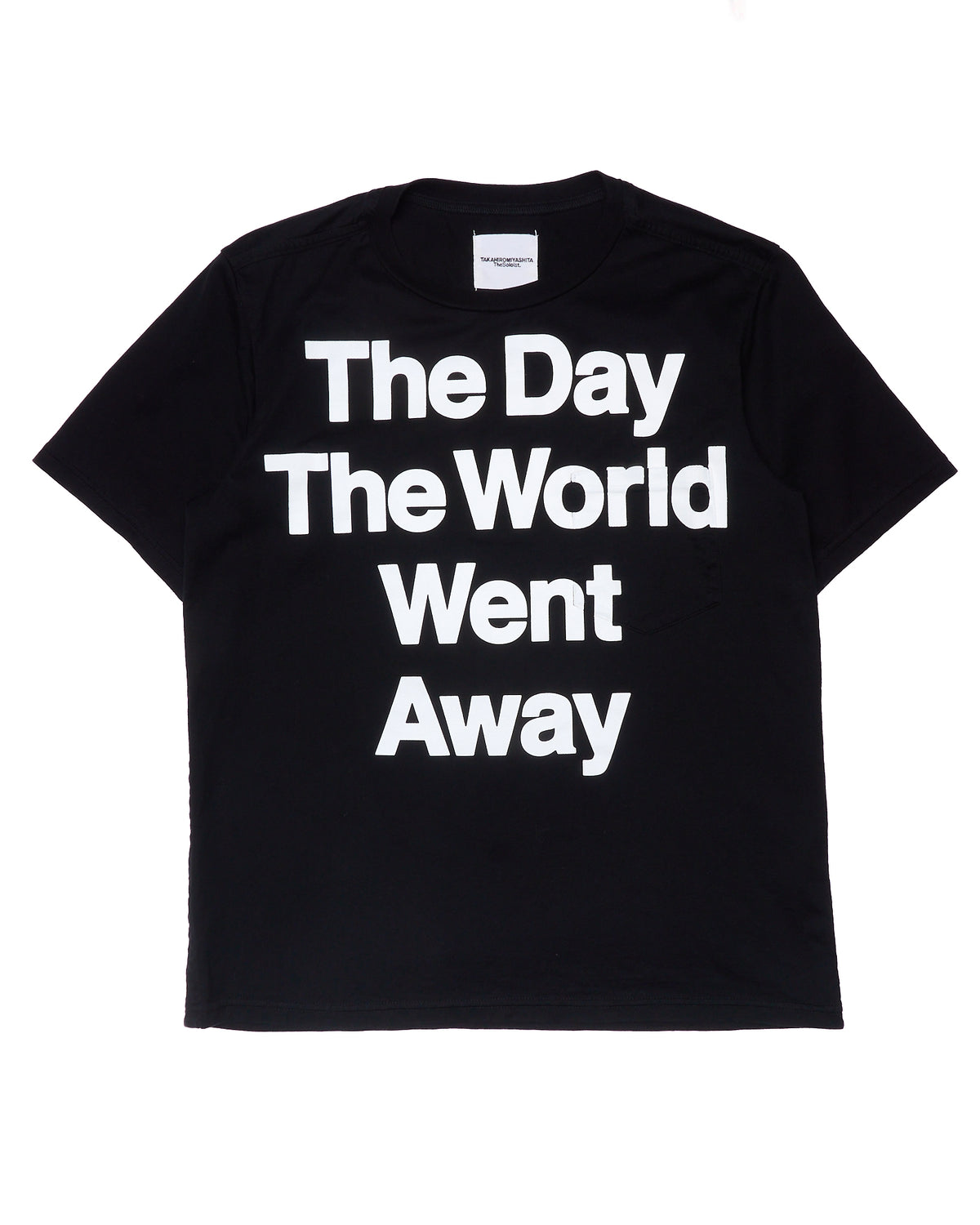 F/W18 Takahiro Miyashita TheSoloist. “The Day The World Went Away” Graphic Pocket T-shirt