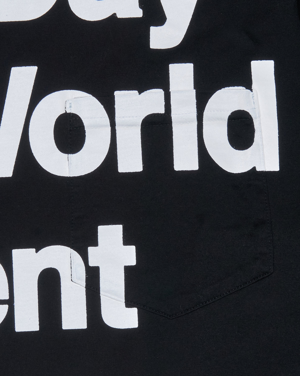 F/W18 Takahiro Miyashita TheSoloist. “The Day The World Went Away” Graphic Pocket T-shirt
