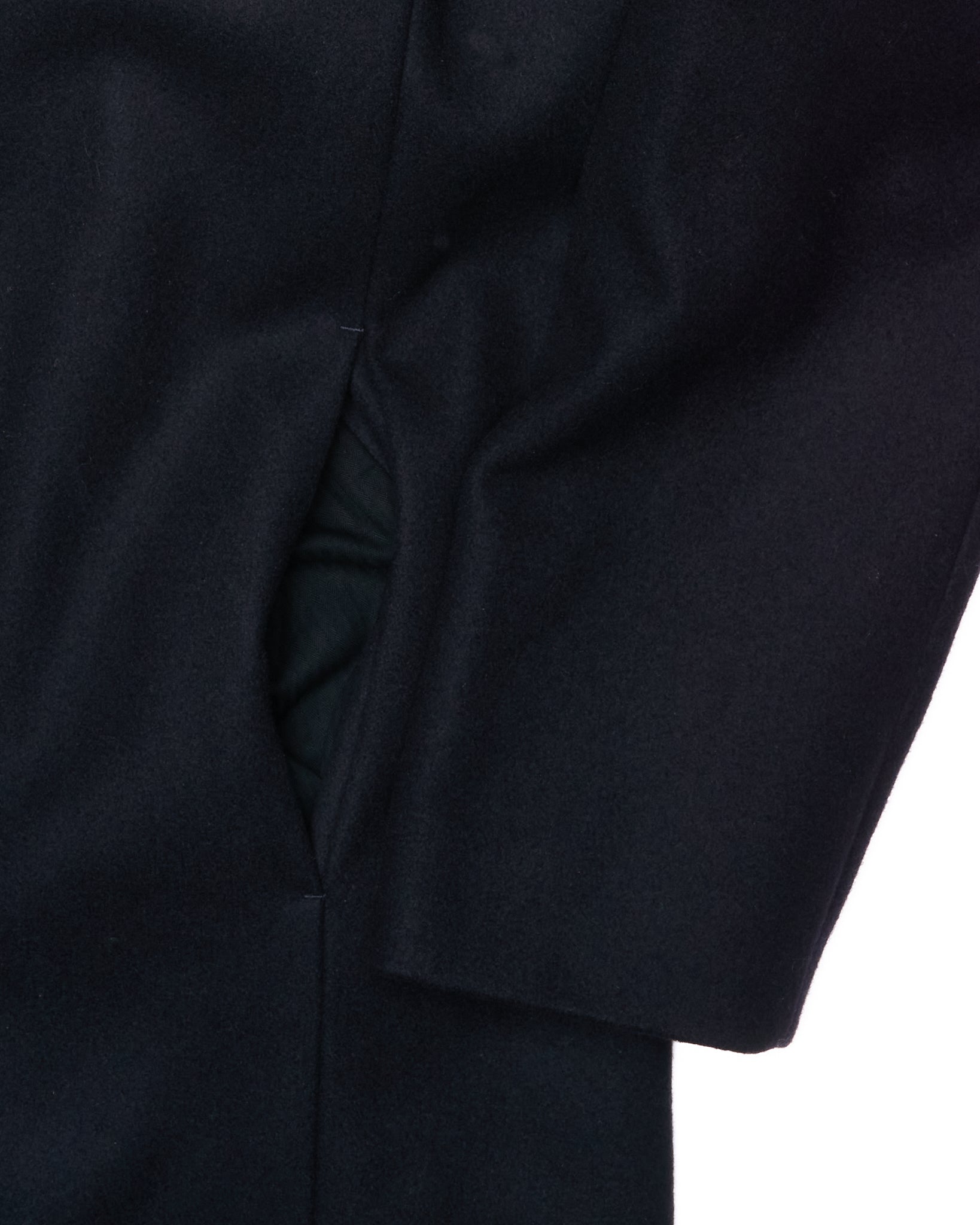 2011 BLESS Dark Navy Oversize Hooded Virgin Wool Coat