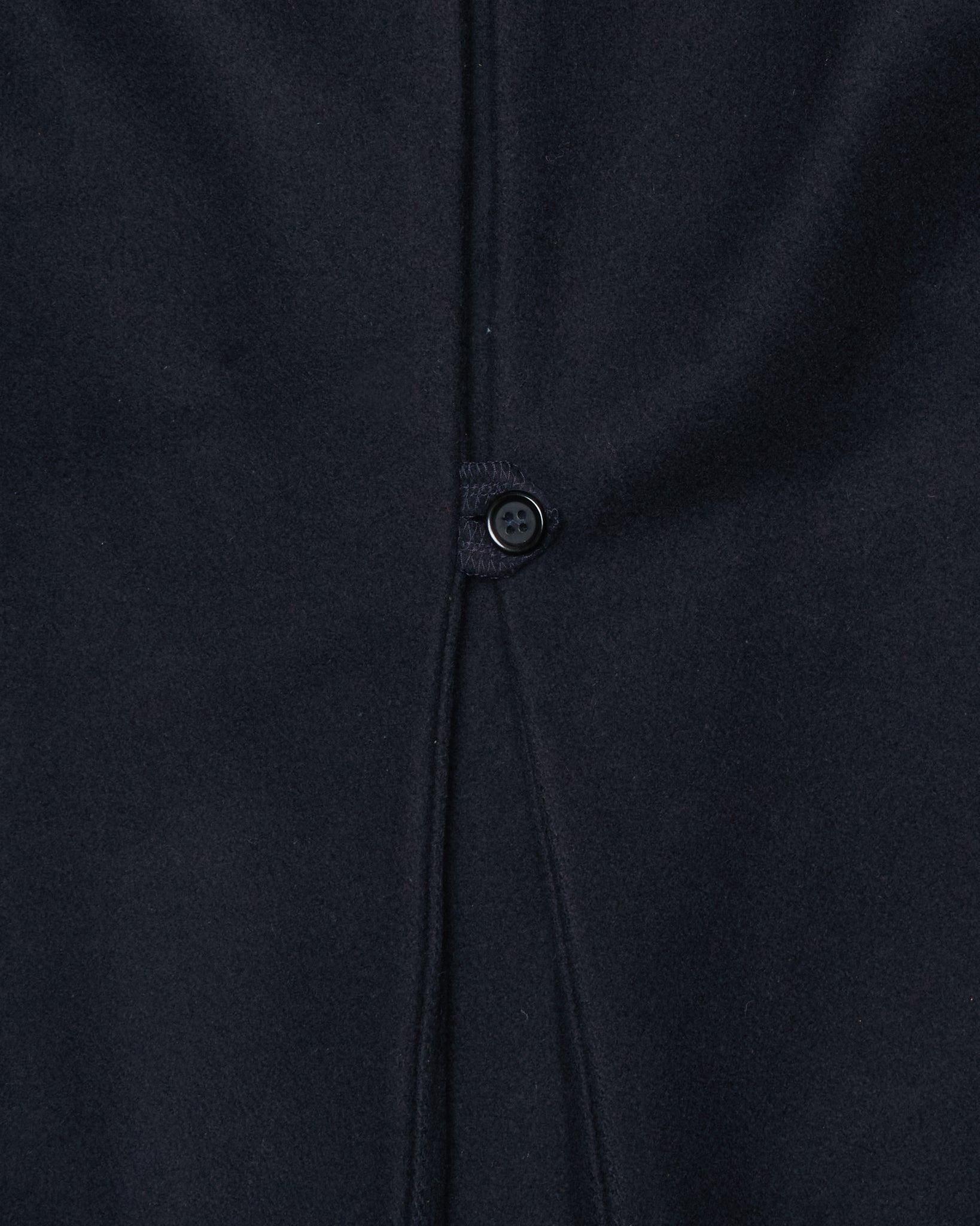 2011 BLESS Dark Navy Oversize Hooded Virgin Wool Coat