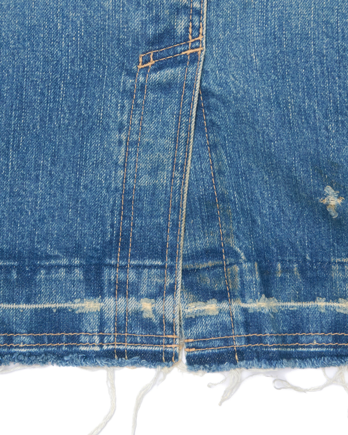 Hysteric Glamour ‘Kinky’ Reconstructed Studded Denim Skirt