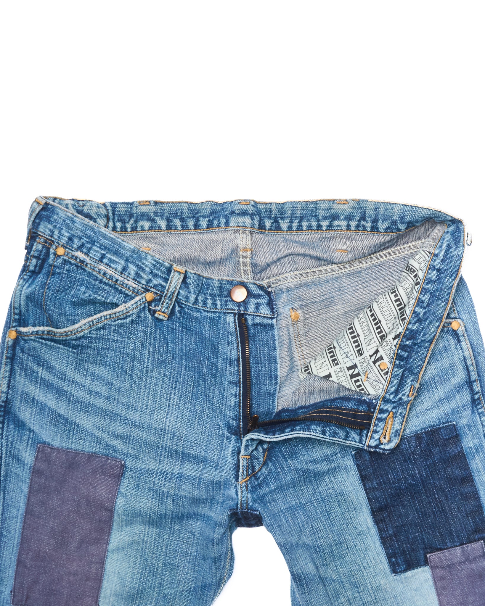 S/S03 Number (N)ine Kurt Cobain Patchwork Denim