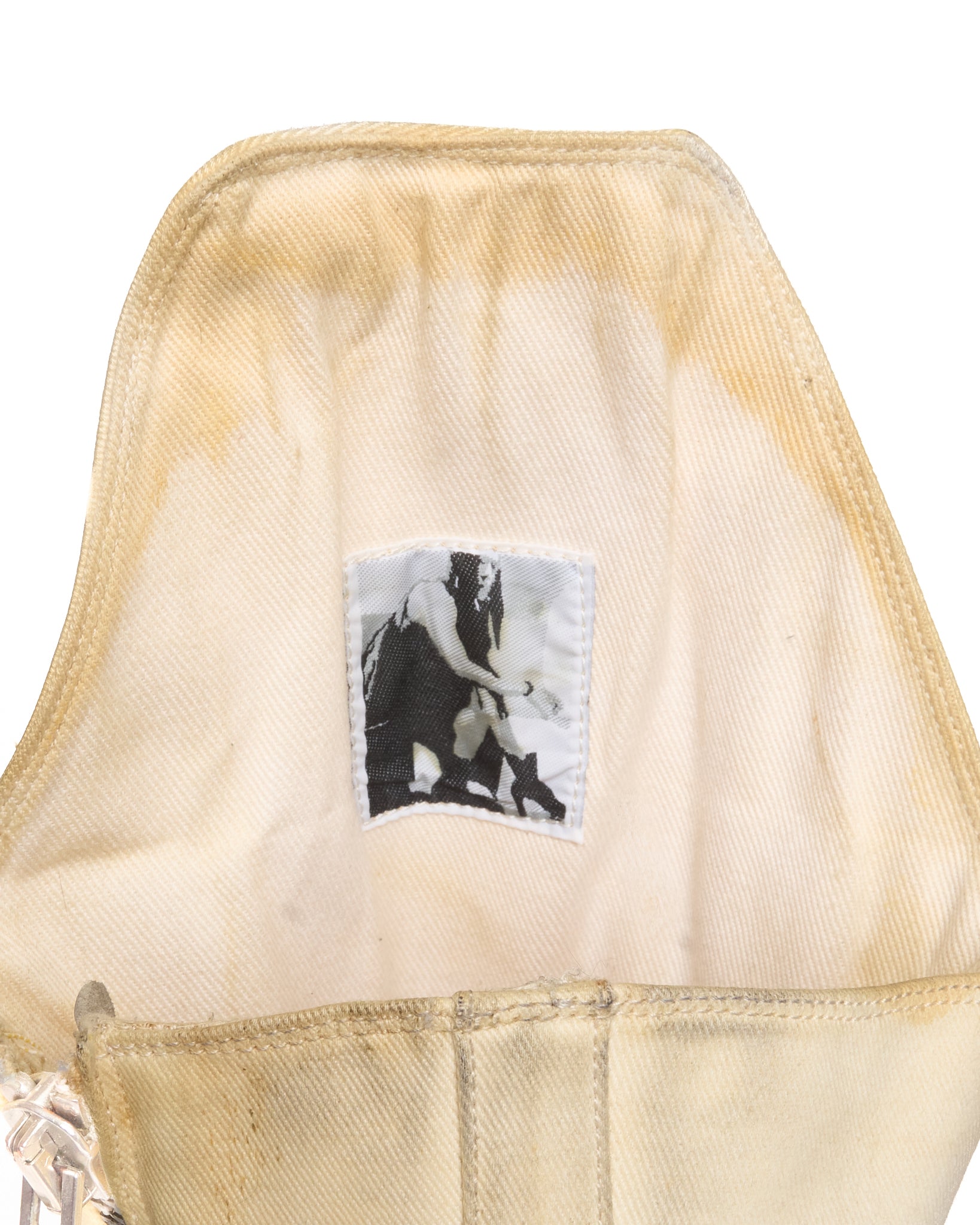 Rick Owens DRKSDHW Natural Milk/Milk Boot Sneaks High-Top Sneakers